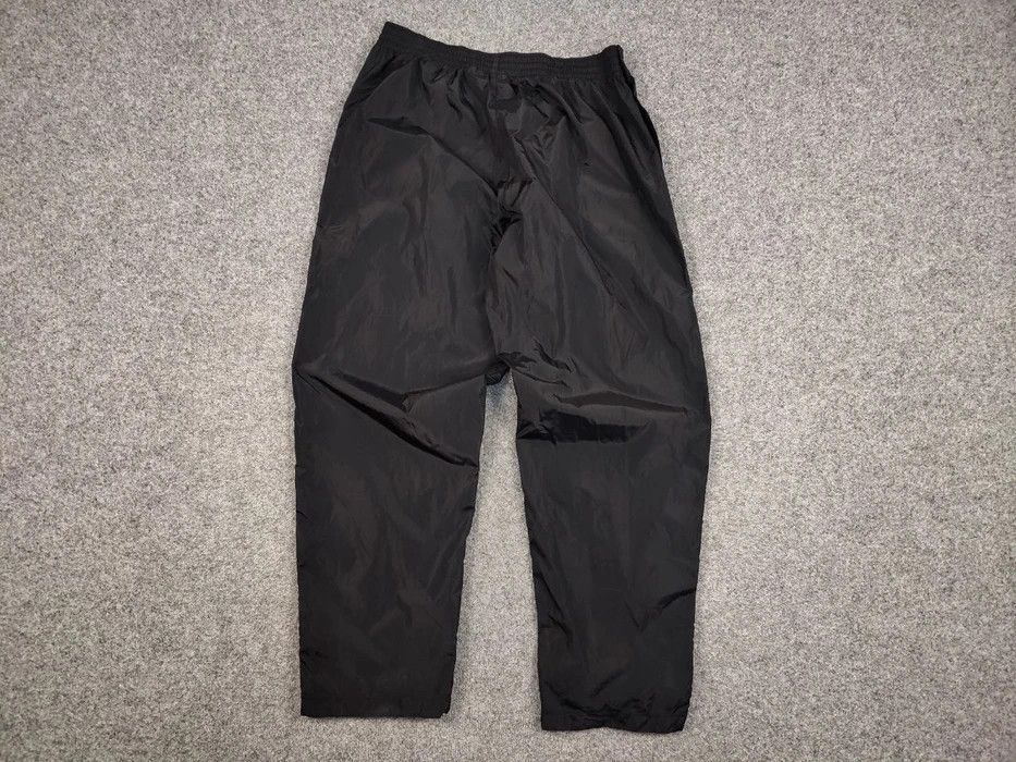 Nike 🔥 Vintage 90s Nike All black Nylon Track Pants buttons Hype Size US 36 / EU 52 - 6 Thumbnail