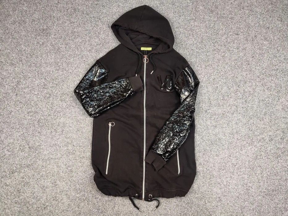 Versace Jeans Couture Versace Jeans Couture Length lacquered Black Hooded Jacket Size US M / EU 48-50 / 2 - 6 Thumbnail