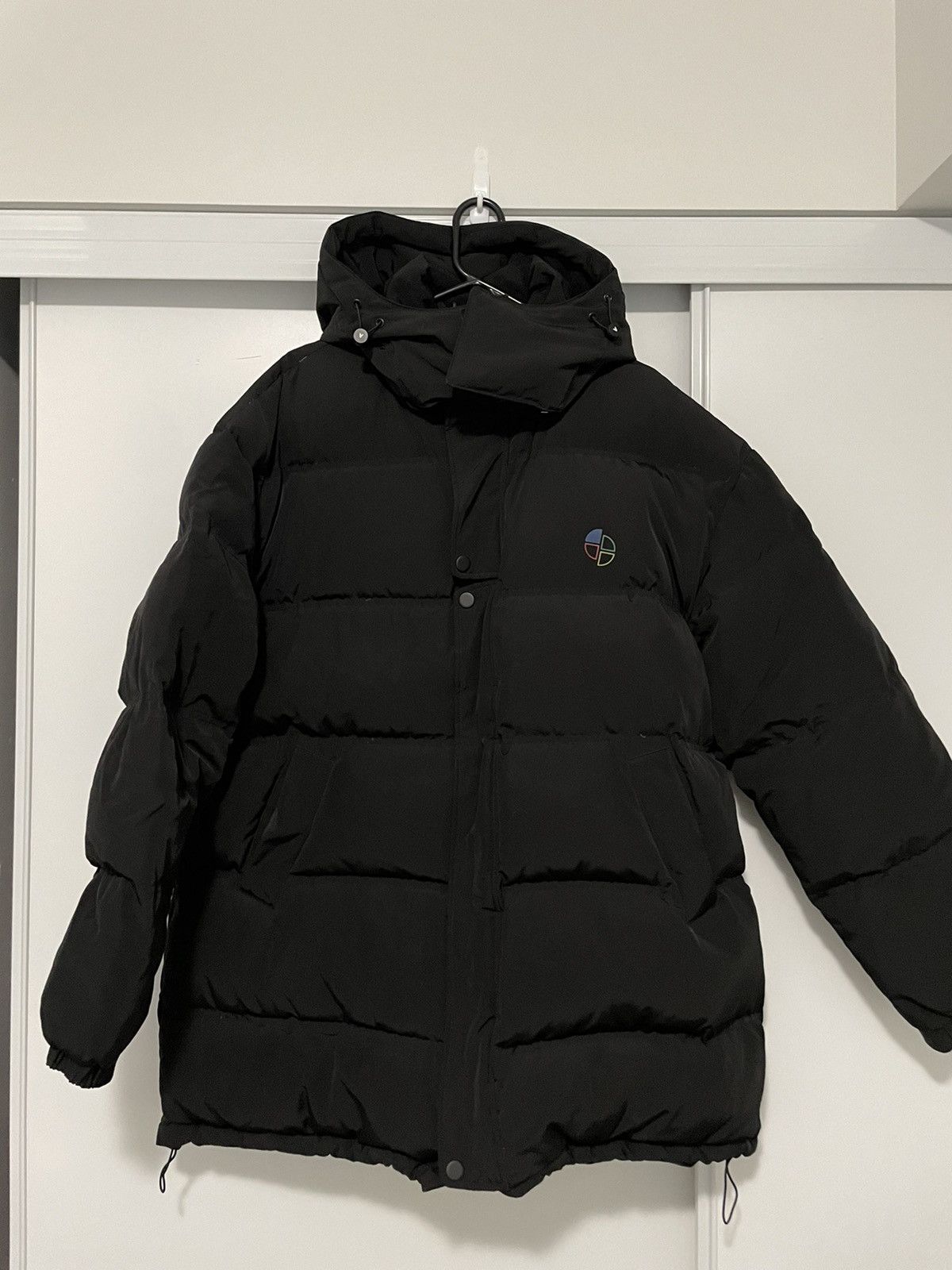 image of Ader Error Winter Down Bomber Jacket in Black, Men's (Size 2XL)