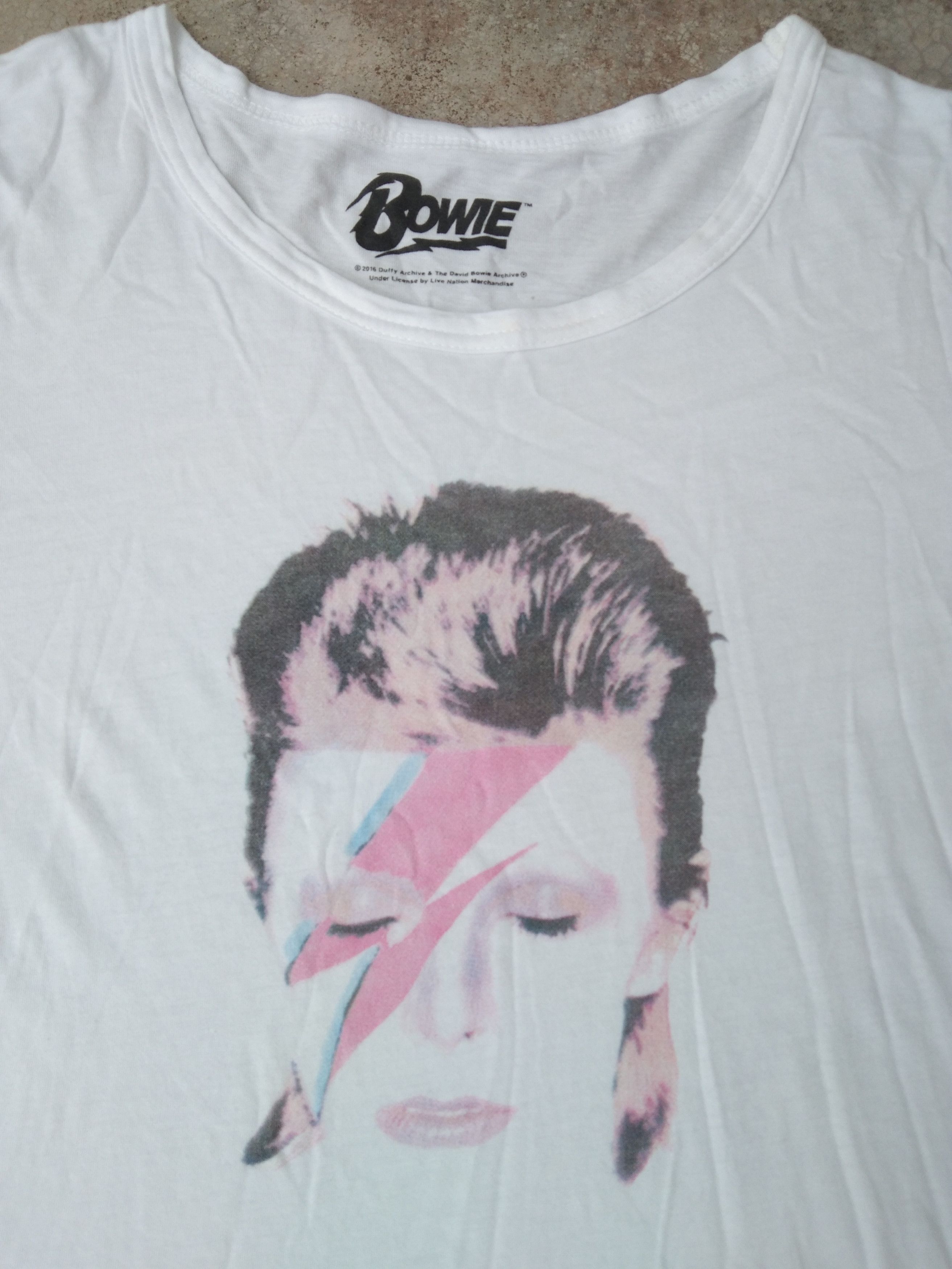 T-Shirt David Bowie Blackstar Album Cover Männer Kontrast T-Shirt