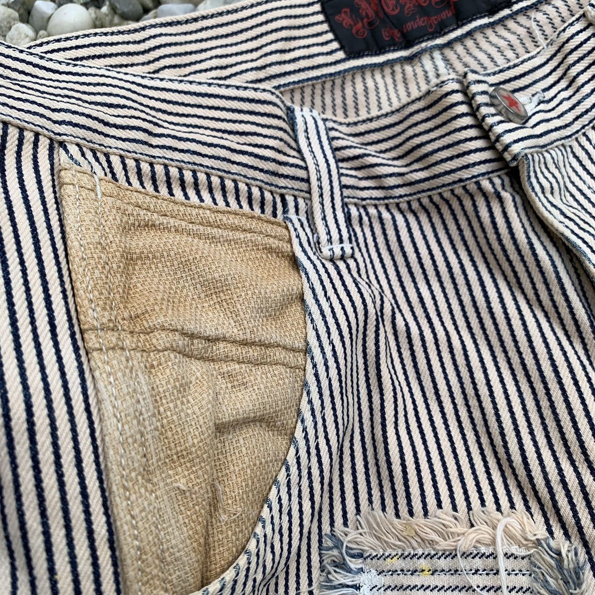 Japanese Brand × Libertine LIBERTINE Tokyo Underground Punk Style Hickory Stripes Japan Size US 32 / EU 48 - 6 Thumbnail