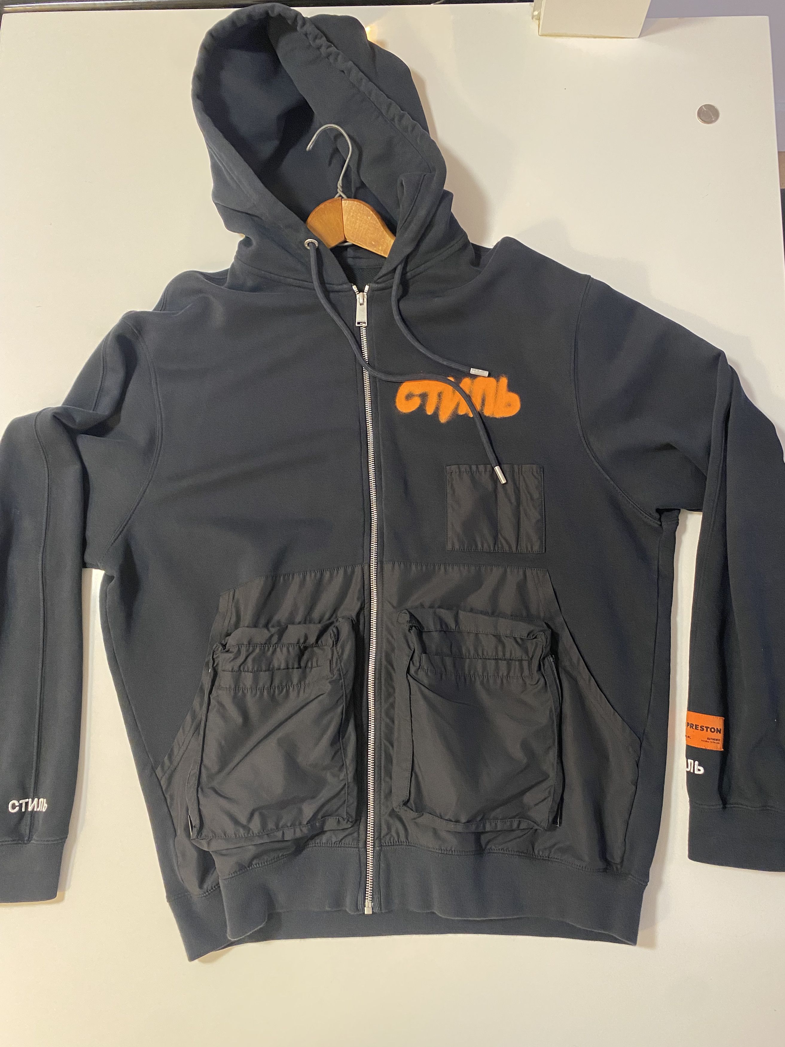 Heron Preston Heron Preston NYC Contrast Pocket Zip Hoodie Size US M / EU 48-50 / 2 - 3 Thumbnail