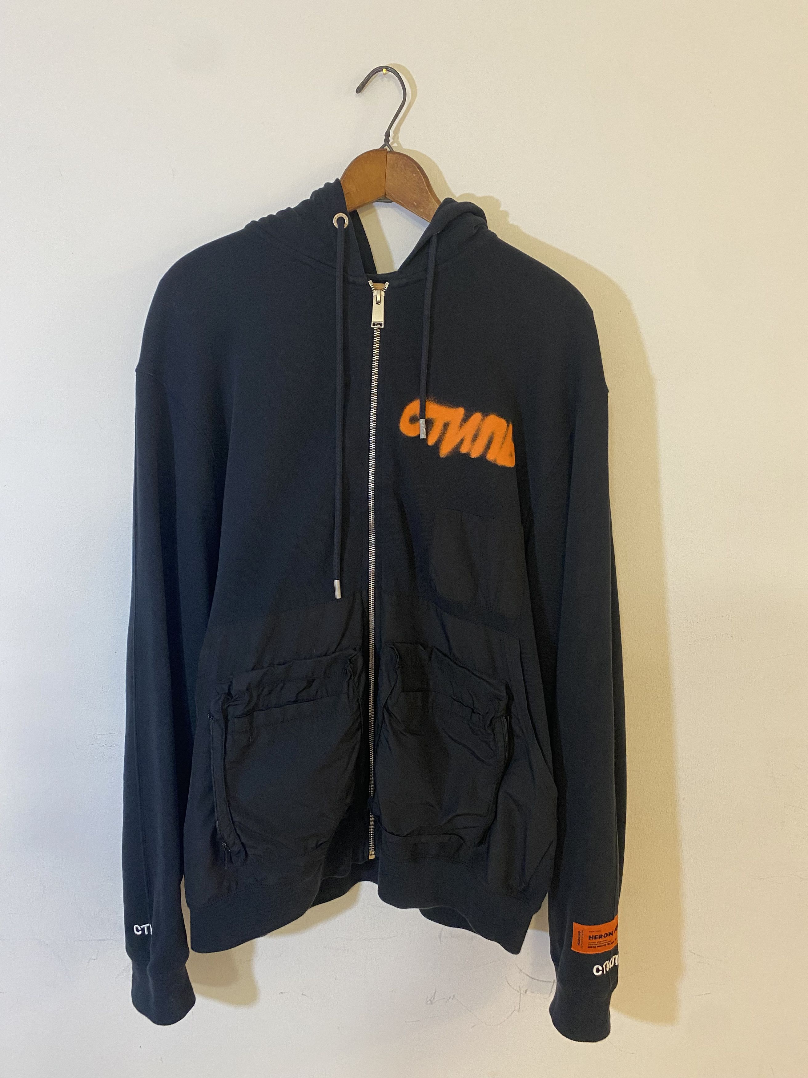 Heron Preston Heron Preston NYC Contrast Pocket Zip Hoodie Size US M / EU 48-50 / 2 - 1 Thumbnail