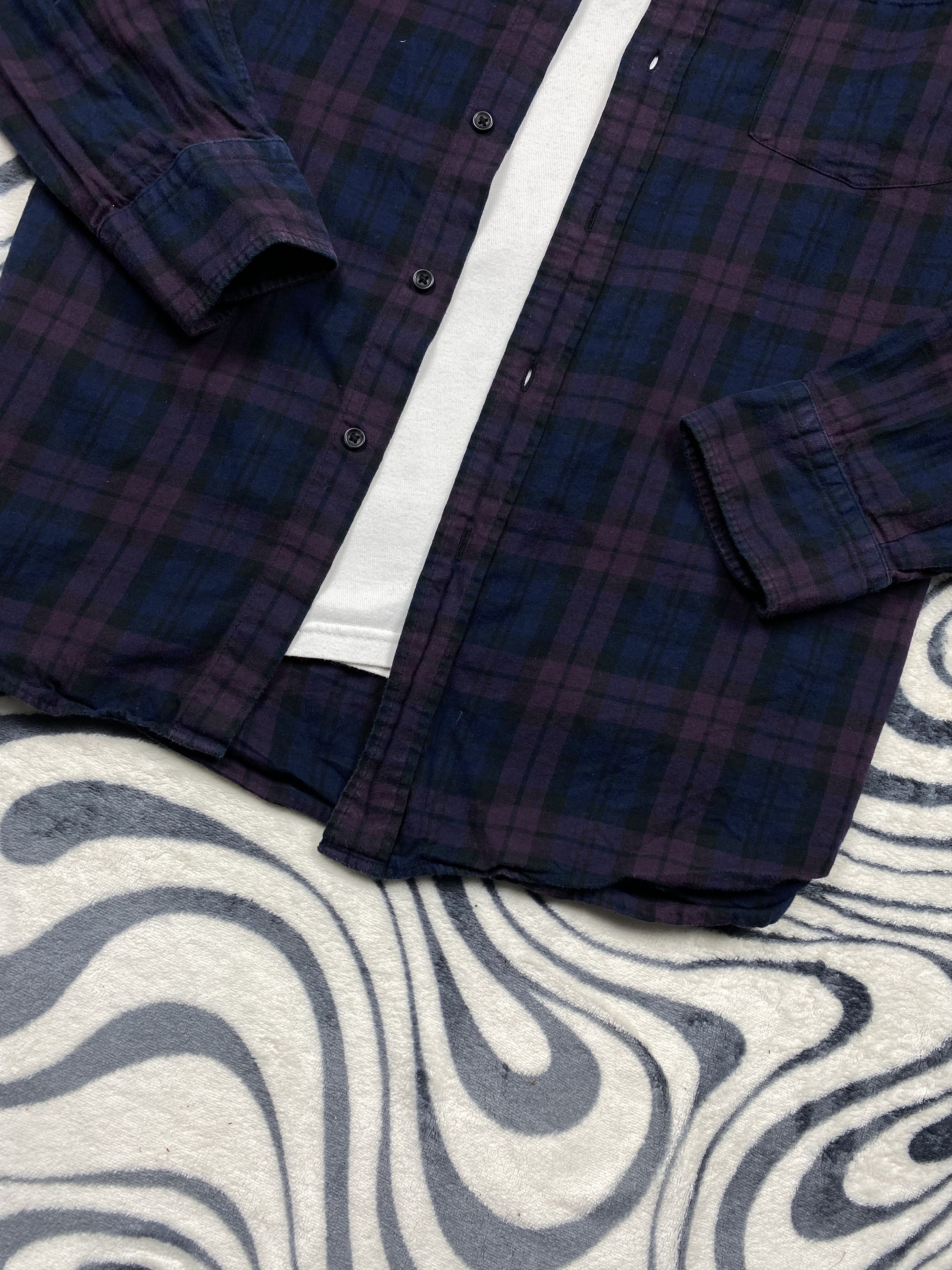 Flannel × Uniqlo Uniqlo Flannel Mens Plaid Shirt Size US L / EU 52-54 / 3 - 2 Thumbnail