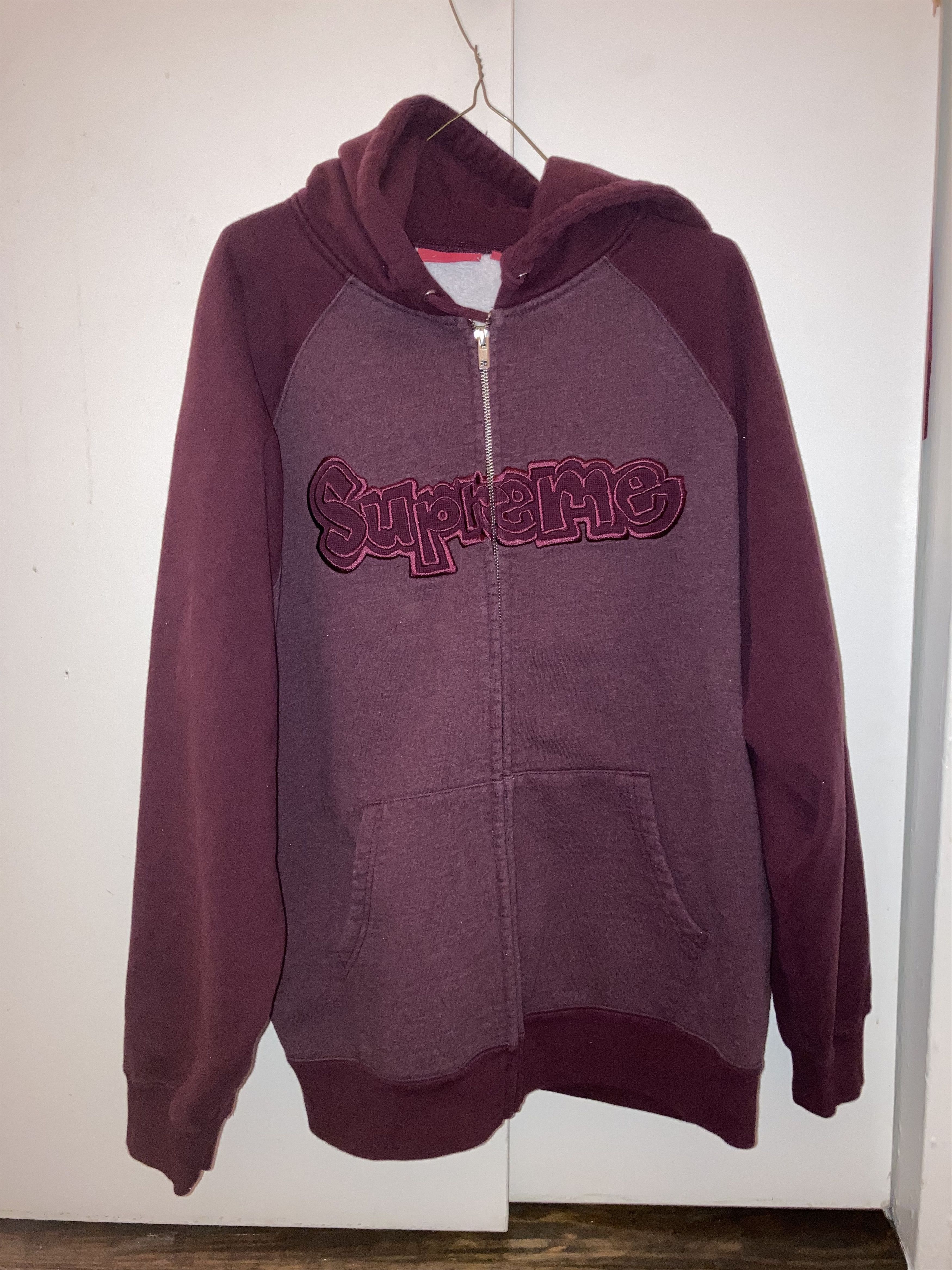 Supreme Gonz Appliqué Zip Up Hooded Sweatshirt | Grailed