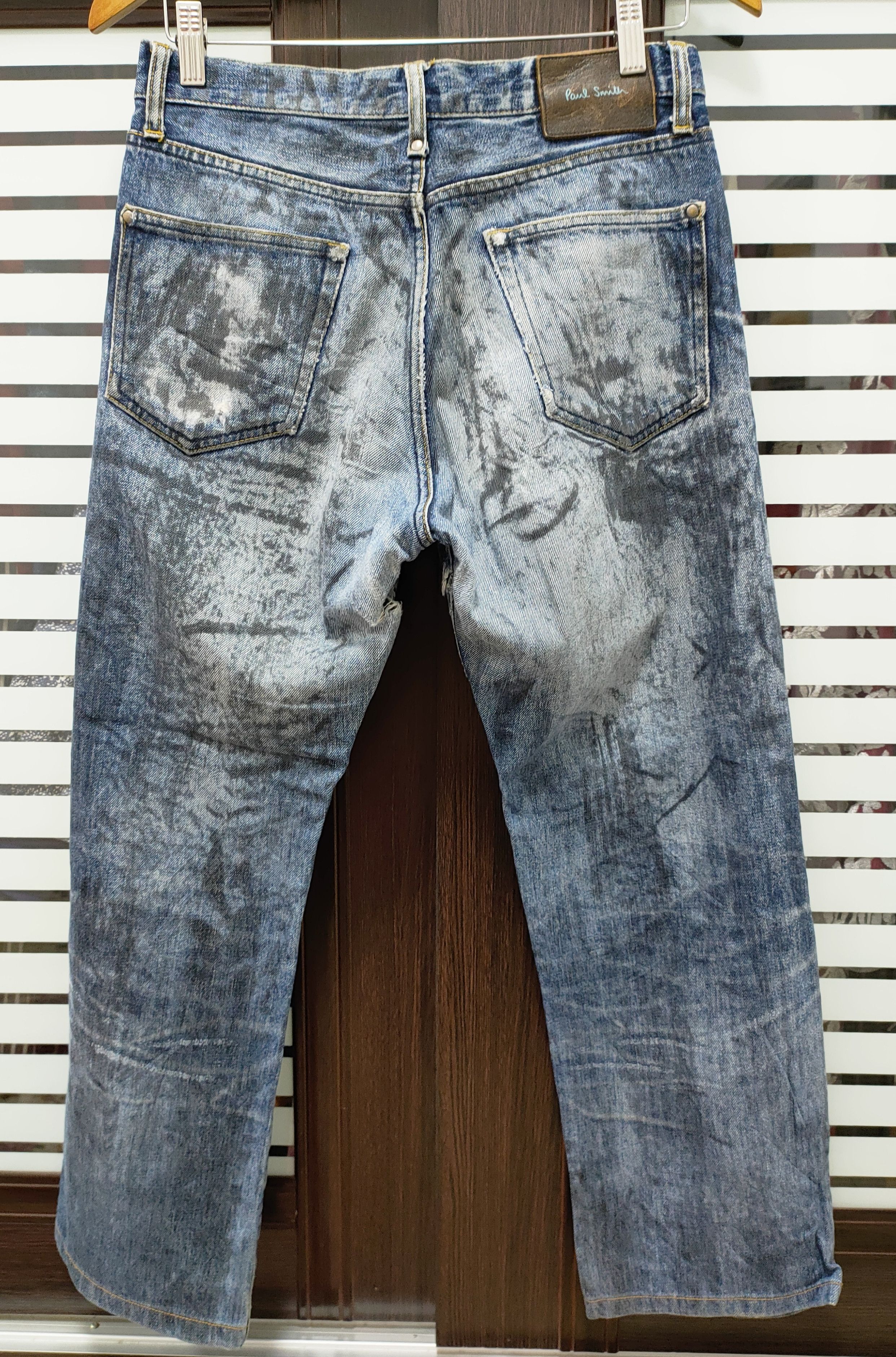 Paul Smith Distressed Paul Smith Selvedge Jeans Size US 30 / EU 46 - 6 Thumbnail