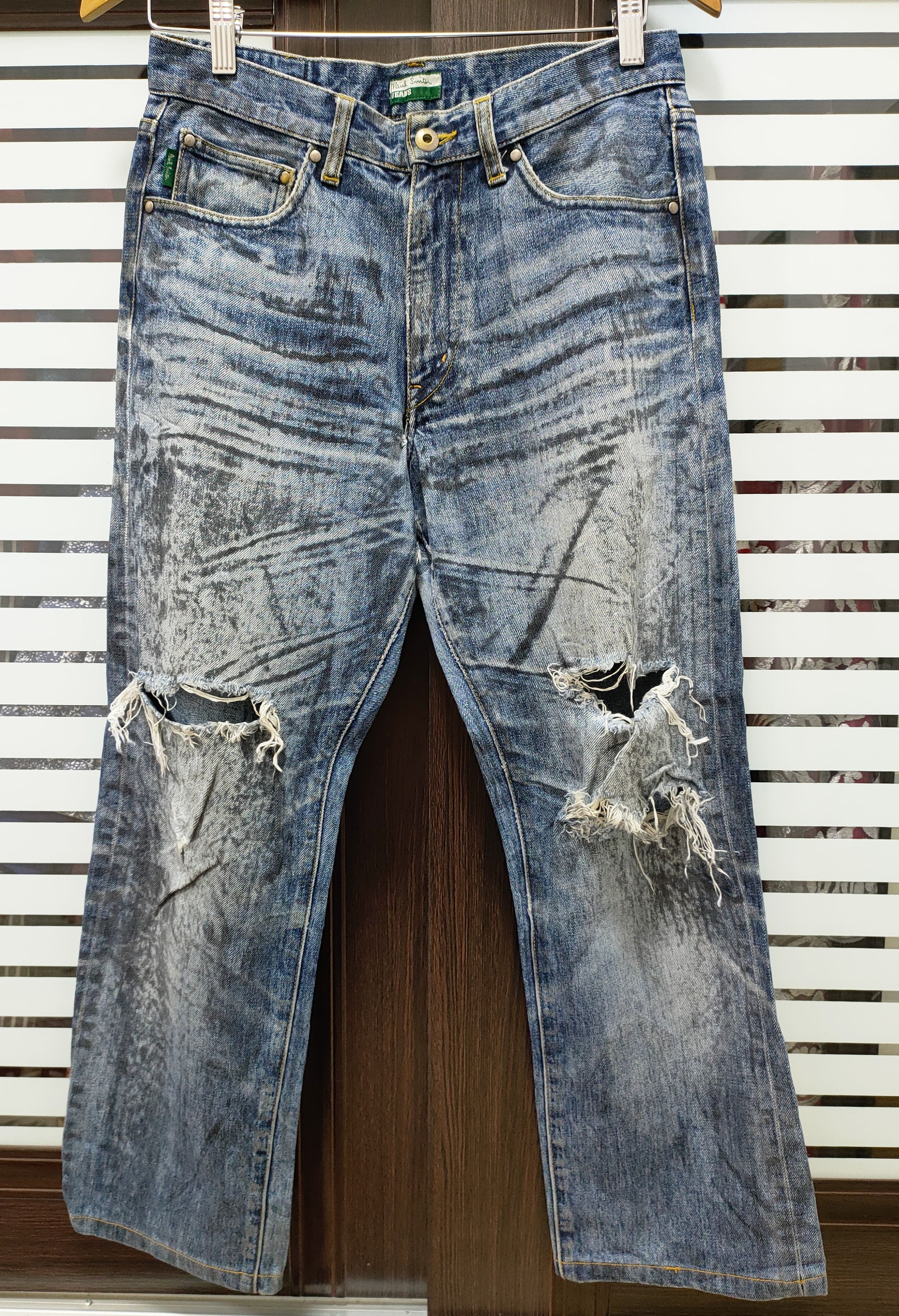 Paul Smith Distressed Paul Smith Selvedge Jeans Size US 30 / EU 46 - 1 Thumbnail