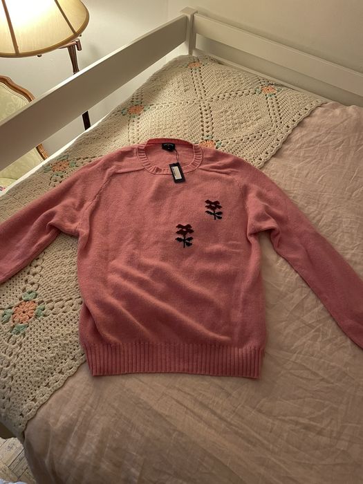 Noah NOAH Intarsia Flower Sweater | Grailed