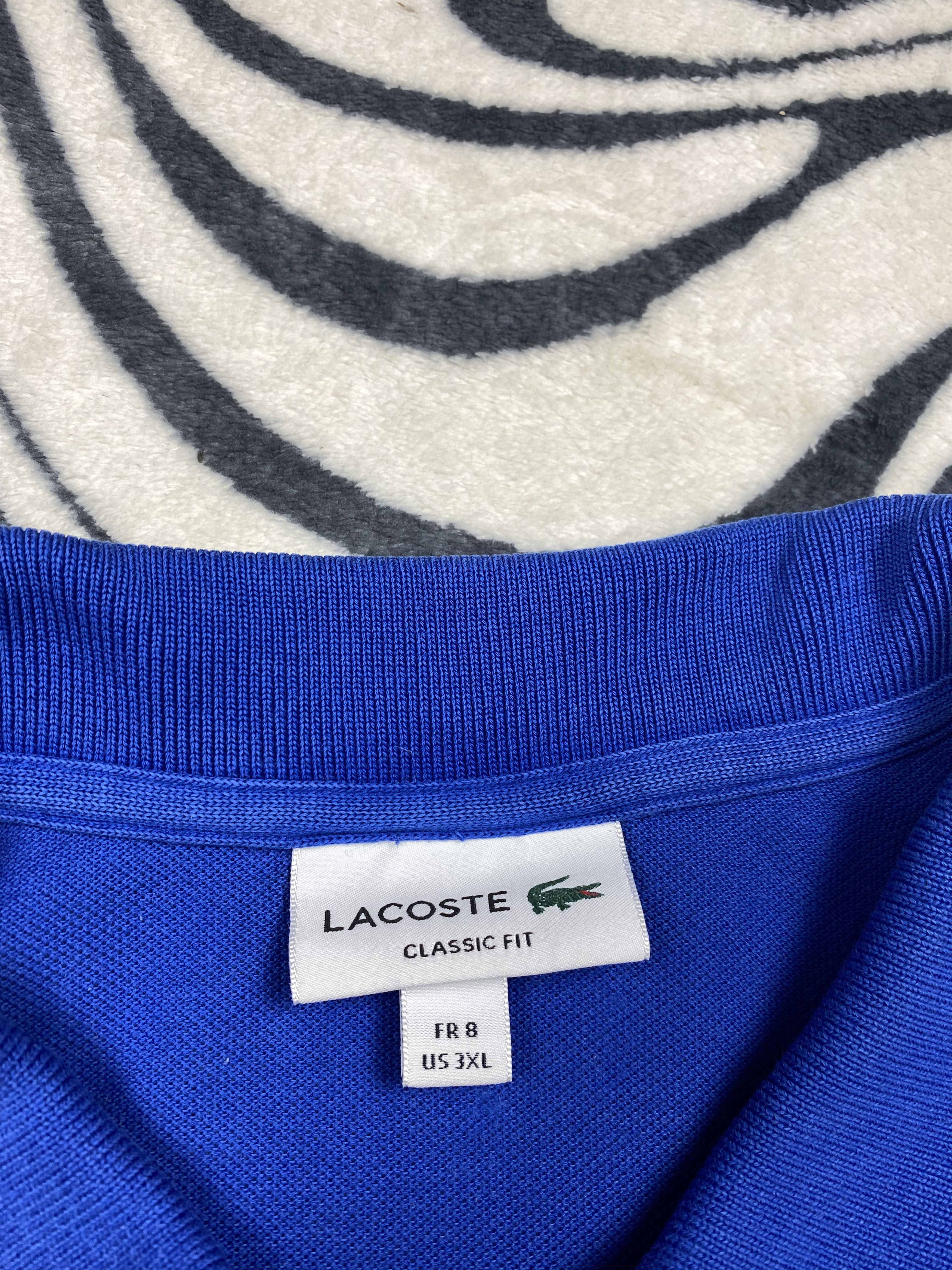 Lacoste Lacoste Vintage Mens Polo Shirt Size 8 3XL Size US XXL / EU 58 / 5 - 4 Thumbnail