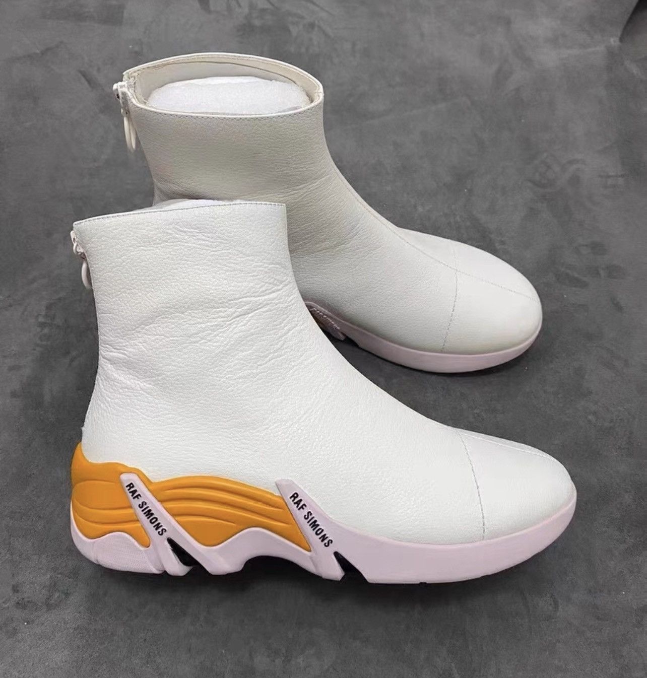 raf simons platform boots