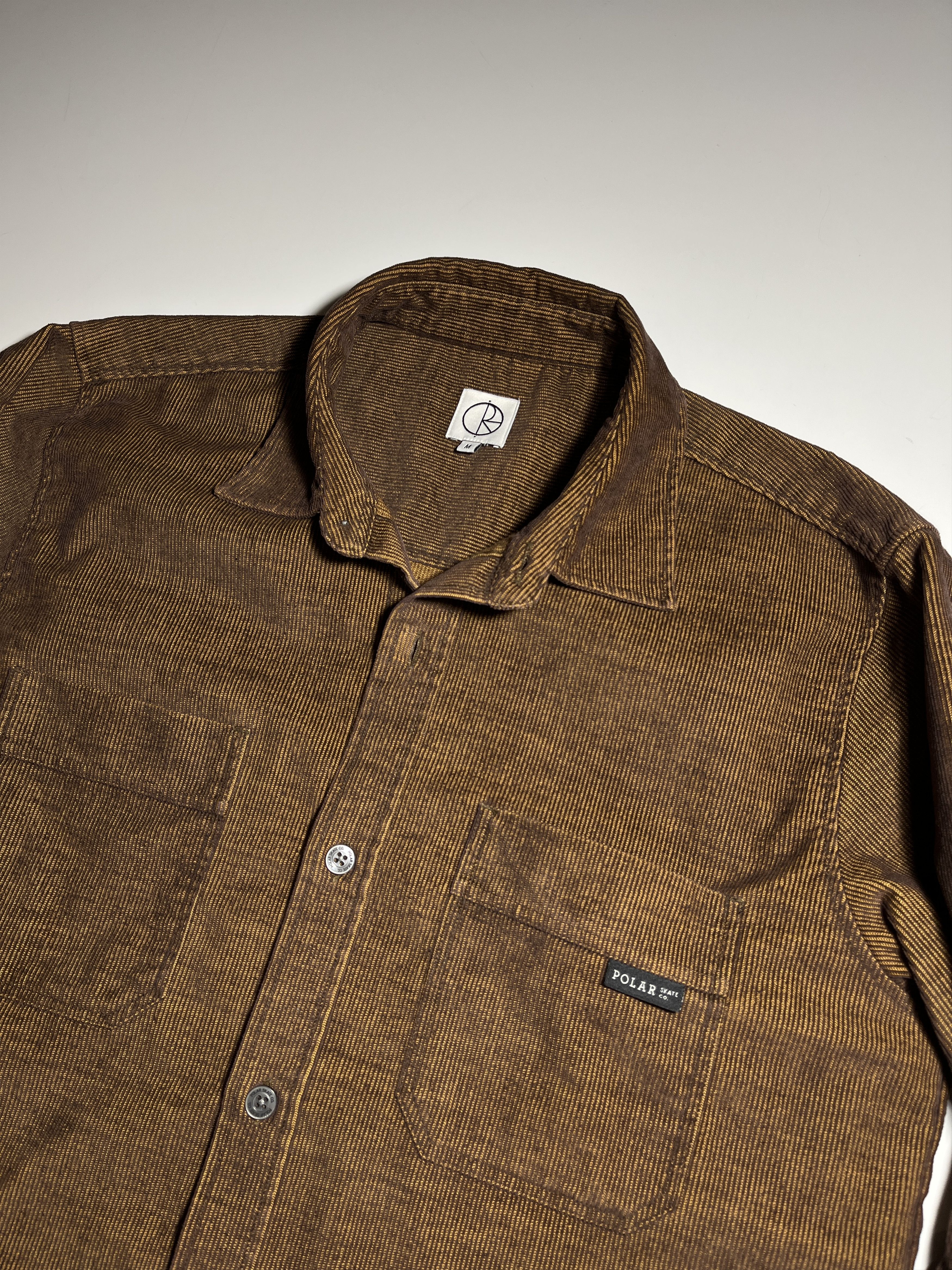 Polar Skate Co. Polar Skate Co. Caramel Corduroy Long Sleeve Shirt Size M Size US M / EU 48-50 / 2 - 7 Thumbnail