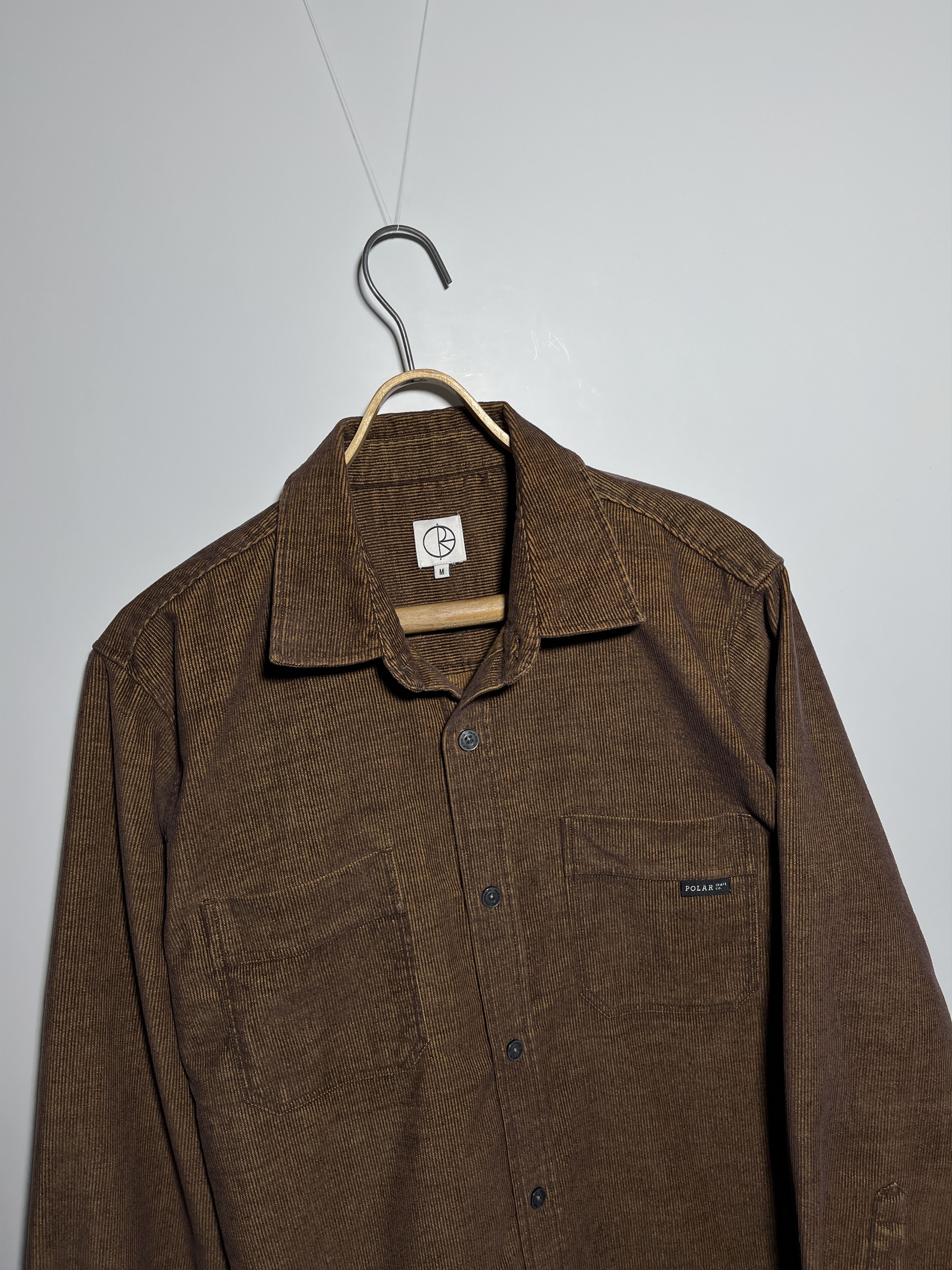 Polar Skate Co. Polar Skate Co. Caramel Corduroy Long Sleeve Shirt Size M Size US M / EU 48-50 / 2 - 3 Thumbnail
