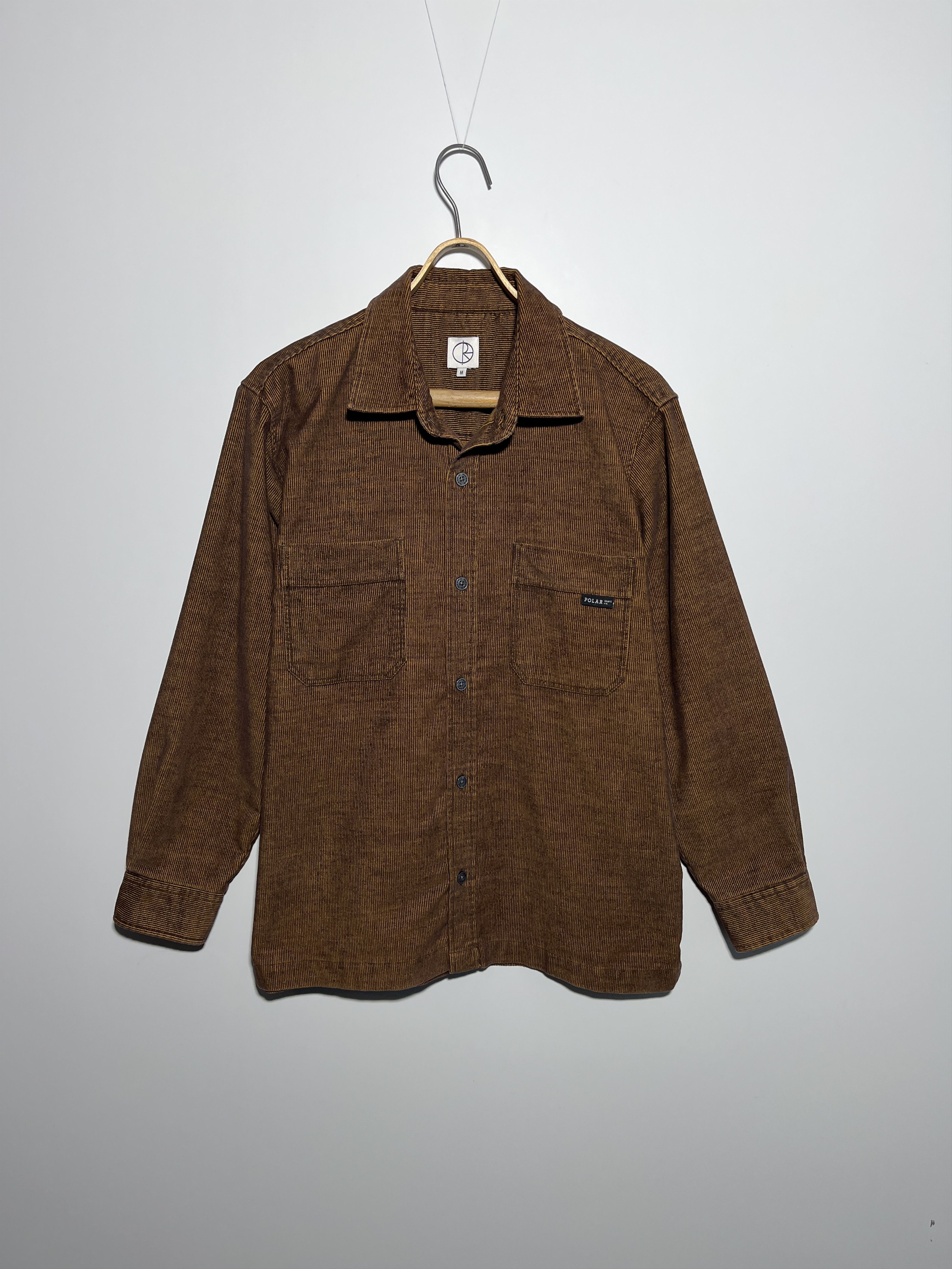 Polar Skate Co. Polar Skate Co. Caramel Corduroy Long Sleeve Shirt Size M Size US M / EU 48-50 / 2 - 1 Thumbnail