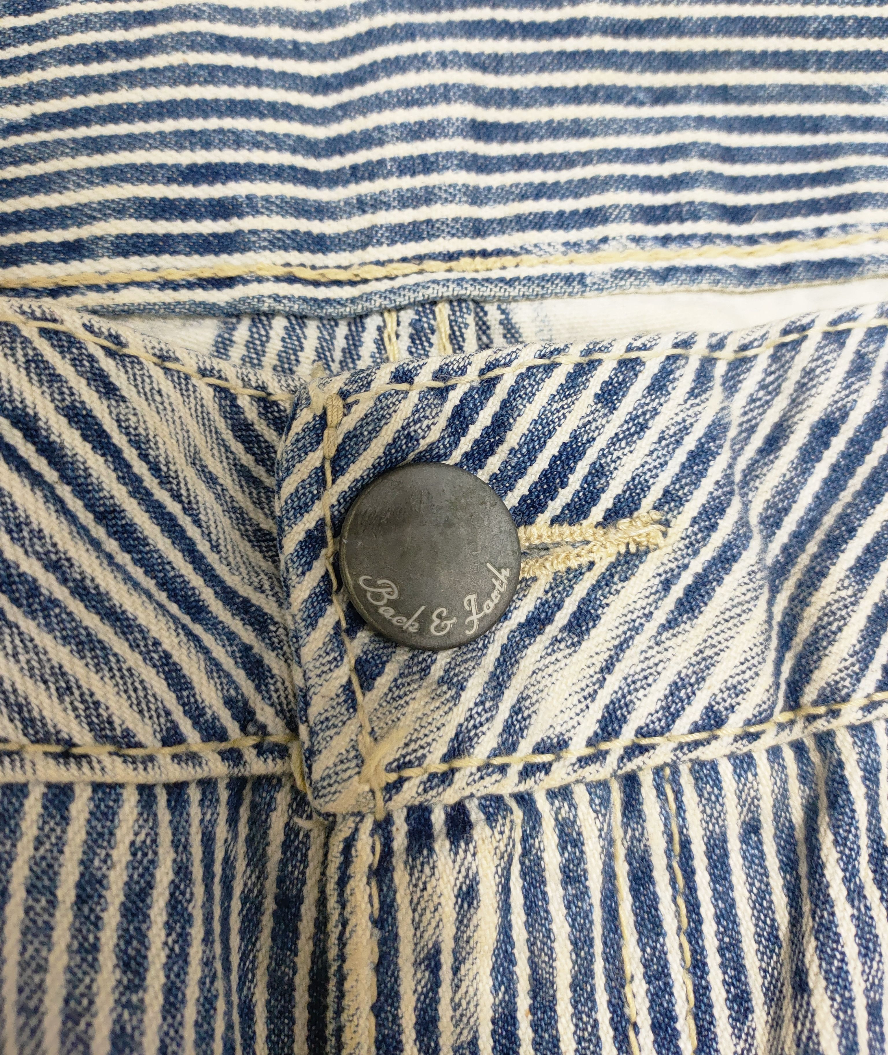 If Six Was Nine 💥Distressed Japanese Brand Back & Forth Denim💥 Size US 31 - 5 Thumbnail