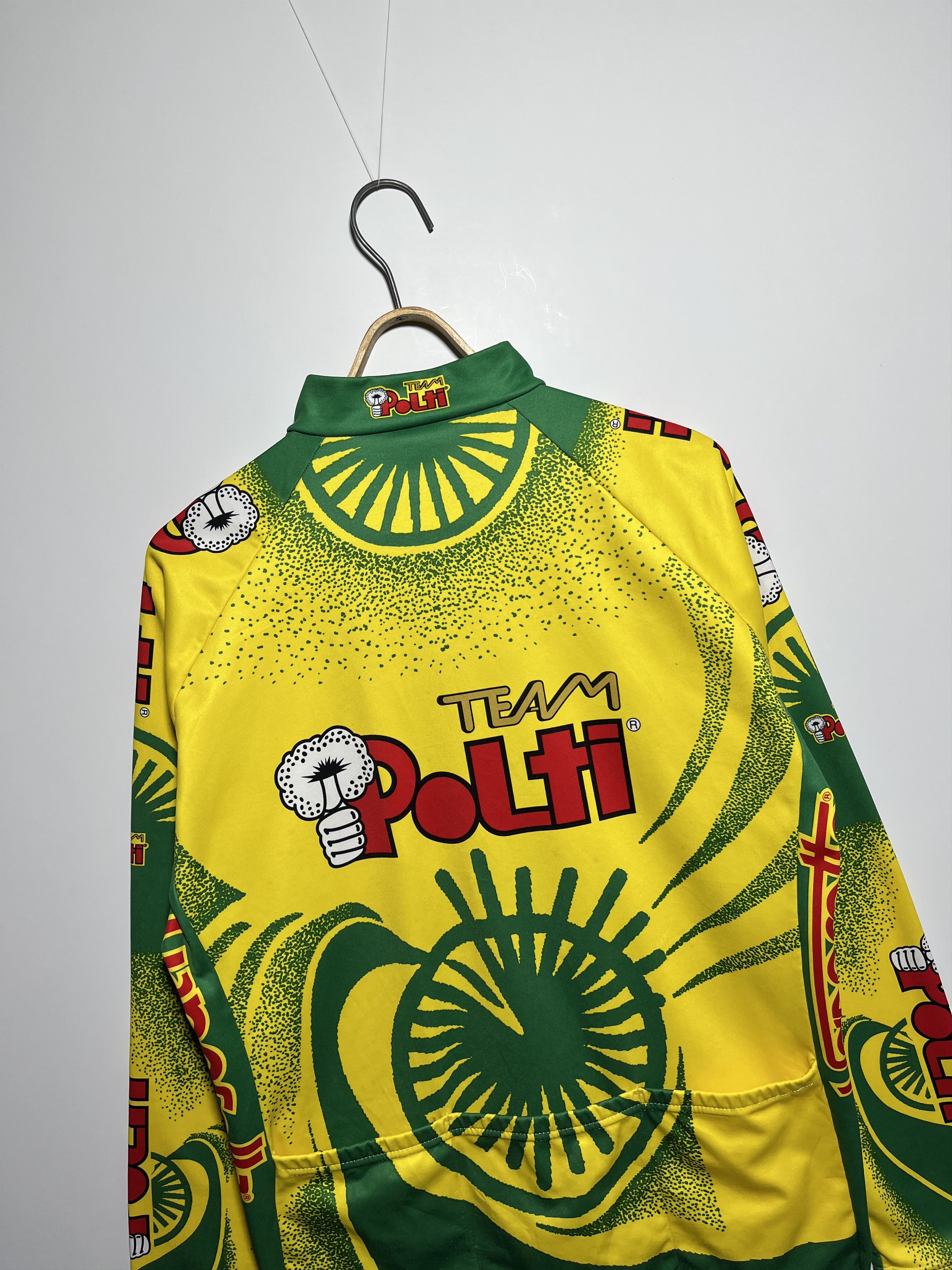 Vintage Vintage Santini SMS Polti Team Long Sleeve Cycling Jersey Size US L / EU 52-54 / 3 - 6 Thumbnail
