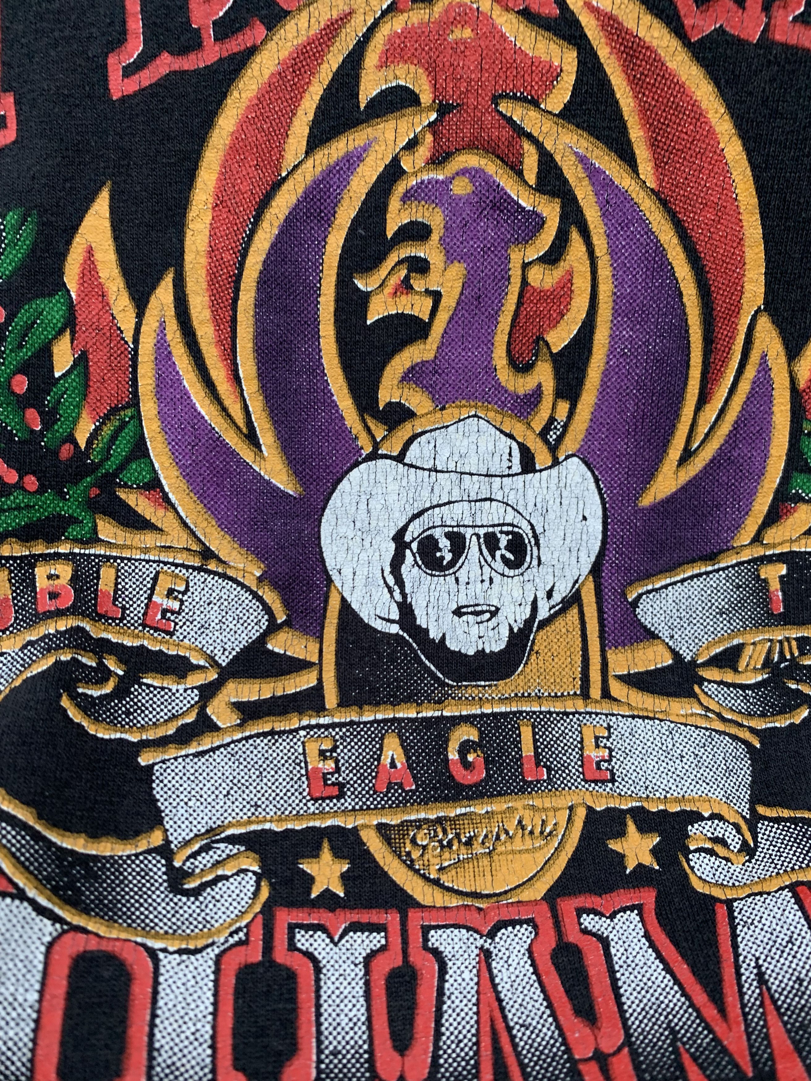 Band Tees Vintage 1989 Hank Williams JR Vintage t-shirt Single Stitch Size US M / EU 48-50 / 2 - 3 Thumbnail
