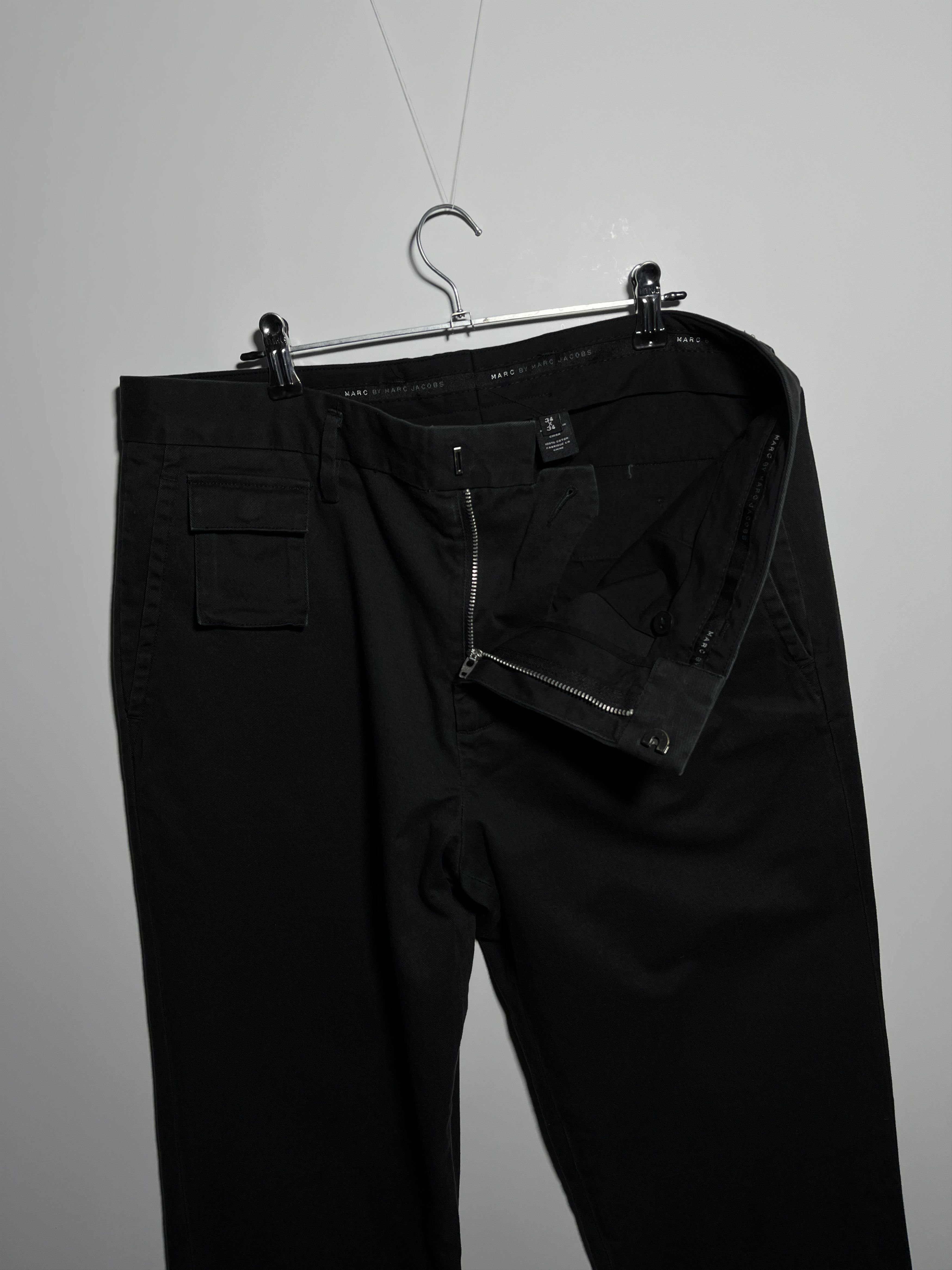 Marc by Marc Jacobs Marc by Marc Jacobs Mini Pocket Orcha Black Chino Pants Size US 34 / EU 50 - 7 Thumbnail