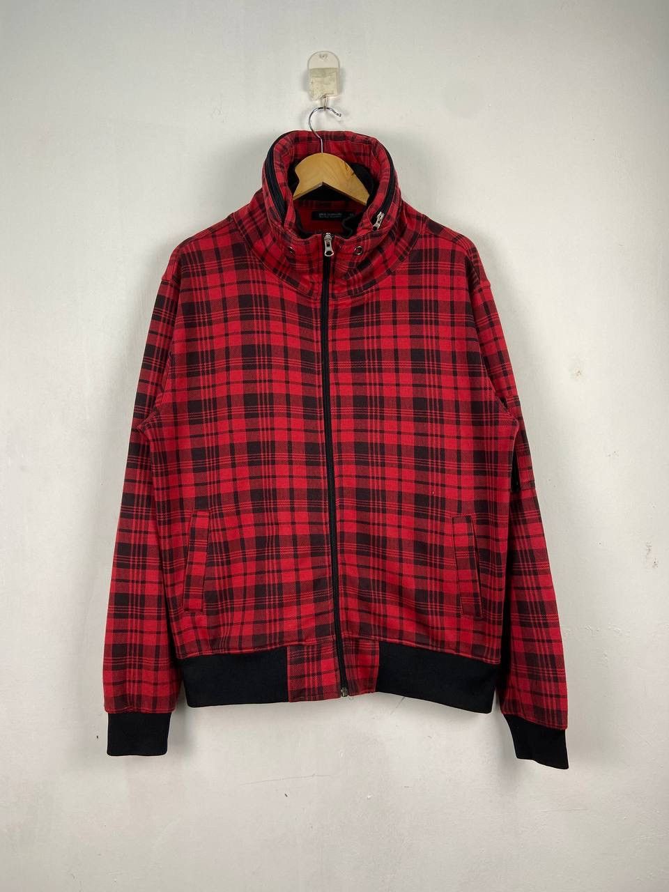 Le Grande Bleu (L.G.B.) Vintage Punk Jacket Red Tartan Seditionaries ifsixwasnine Size US L / EU 52-54 / 3 - 2 Thumbnail