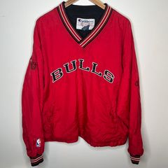 Vintage 1996 Chicago Bulls NBA Champions Leather Jacket..size L..made in  USA 