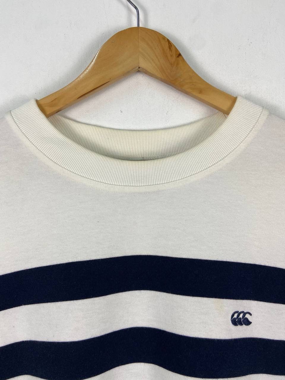 Canterbury of New Zealand × Vintage Vintage CANTERBURY Striped Sweatshirt Size US L / EU 52-54 / 3 - 6 Thumbnail