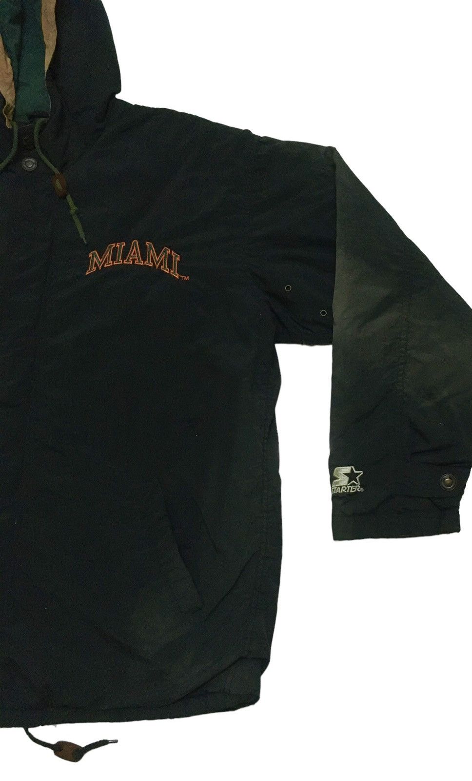 NFL × Starter × Vintage Rare Vintage Brand Starter NFL Miami Hurricanes Jacket 1990s Size US L / EU 52-54 / 3 - 4 Thumbnail