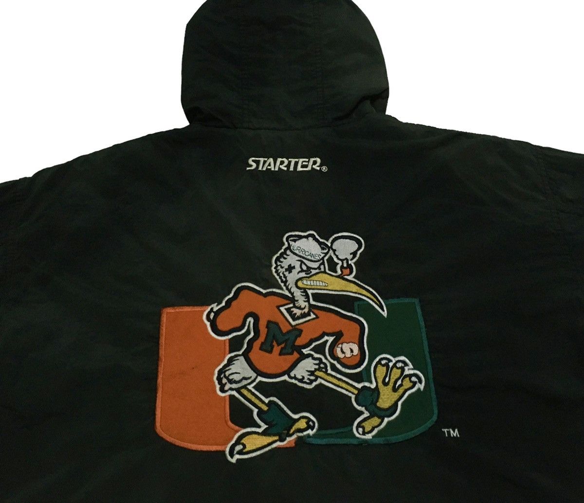 NFL × Starter × Vintage Rare Vintage Brand Starter NFL Miami Hurricanes Jacket 1990s Size US L / EU 52-54 / 3 - 3 Thumbnail