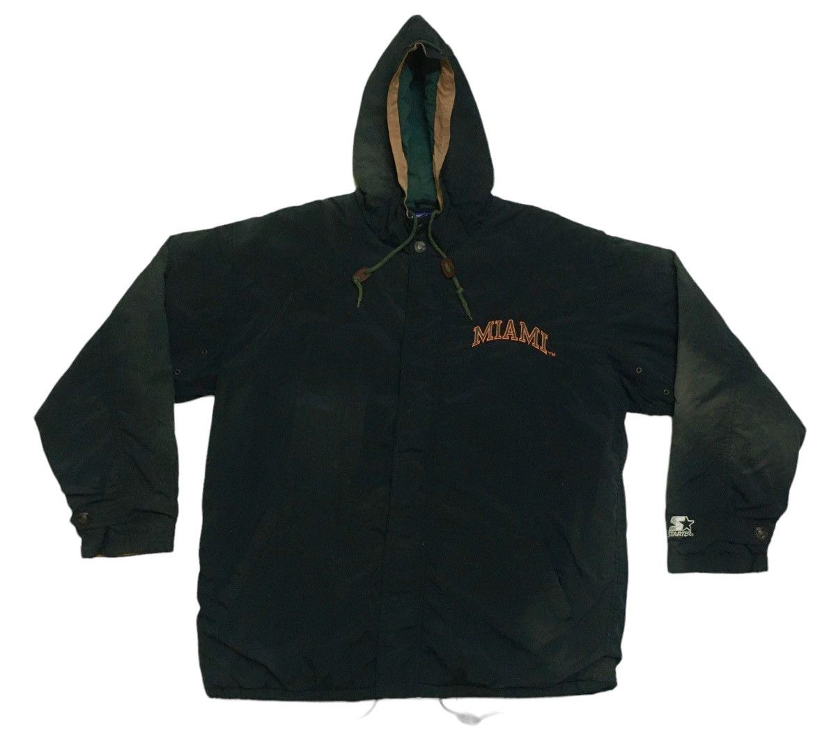 NFL × Starter × Vintage Rare Vintage Brand Starter NFL Miami Hurricanes Jacket 1990s Size US L / EU 52-54 / 3 - 2 Thumbnail