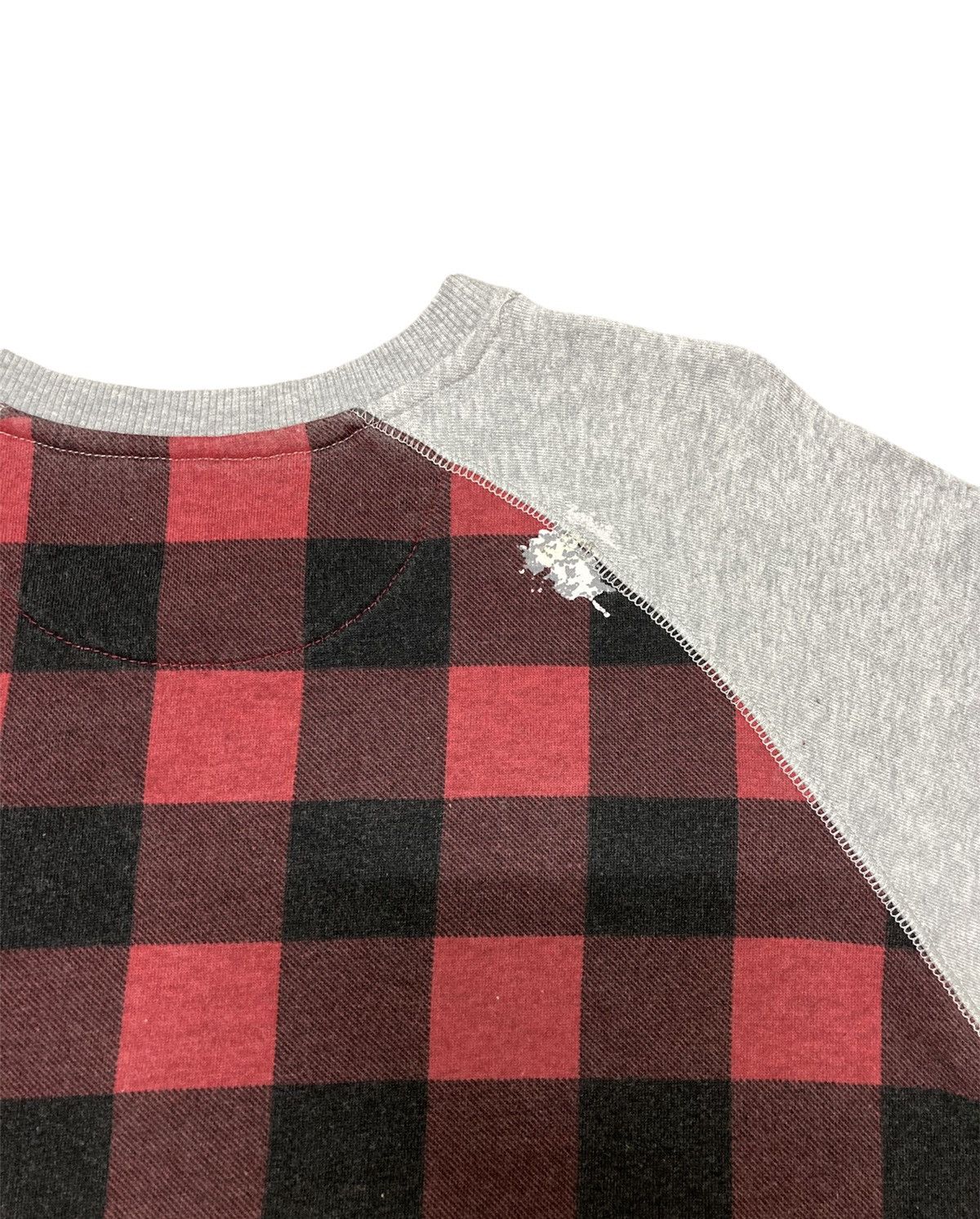 Staple Staple Pigeon Brand Gray Plaid Red Crewneck Sweatshirt Size US L / EU 52-54 / 3 - 8 Thumbnail