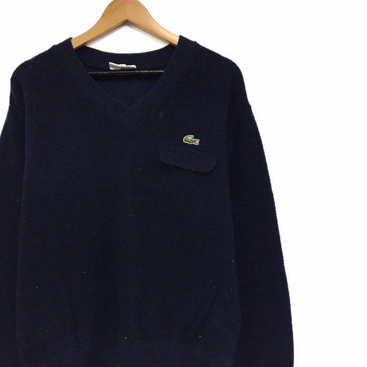 Other LACOSTE Fleece V Neck Sweatshirt Size US M / EU 48-50 / 2 - 6 Thumbnail