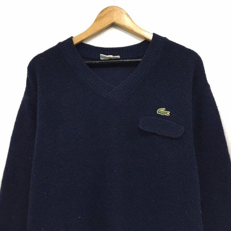 Other LACOSTE Fleece V Neck Sweatshirt Size US M / EU 48-50 / 2 - 5 Thumbnail