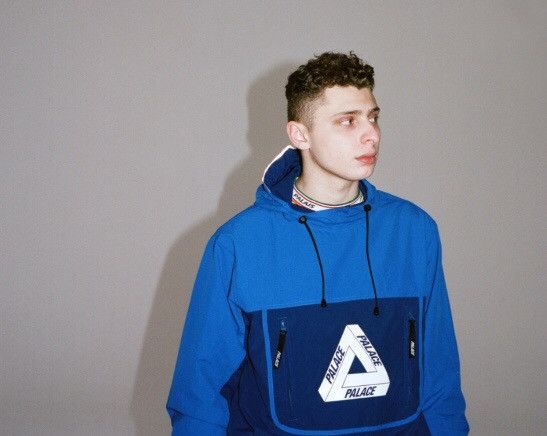 Palace Palace Shell Jacket Pullover Navy Blue Colour | Grailed