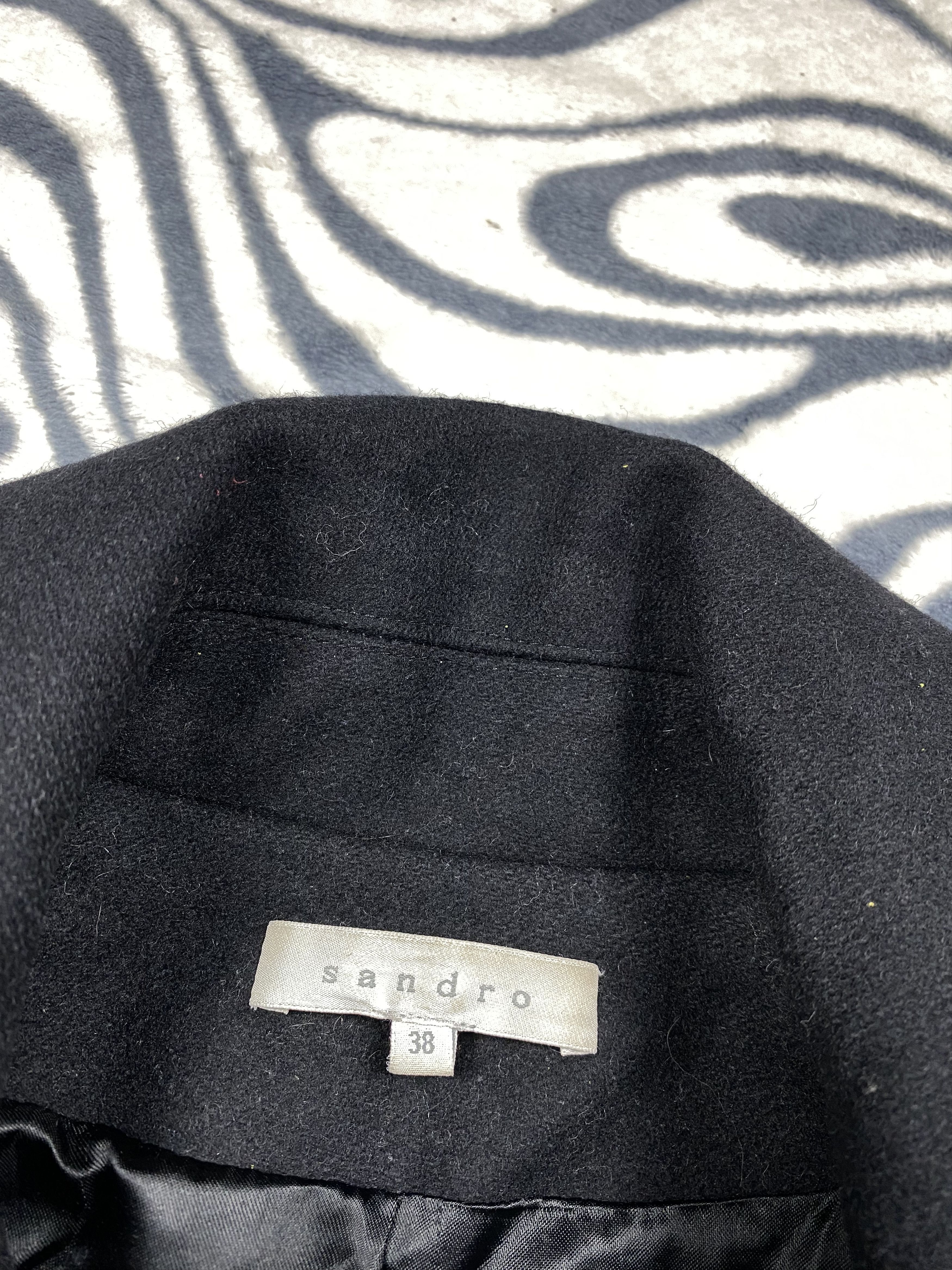 Sandro Sandro Paris Wool Coat Jacket Size S / US 4 / IT 40 - 5 Thumbnail