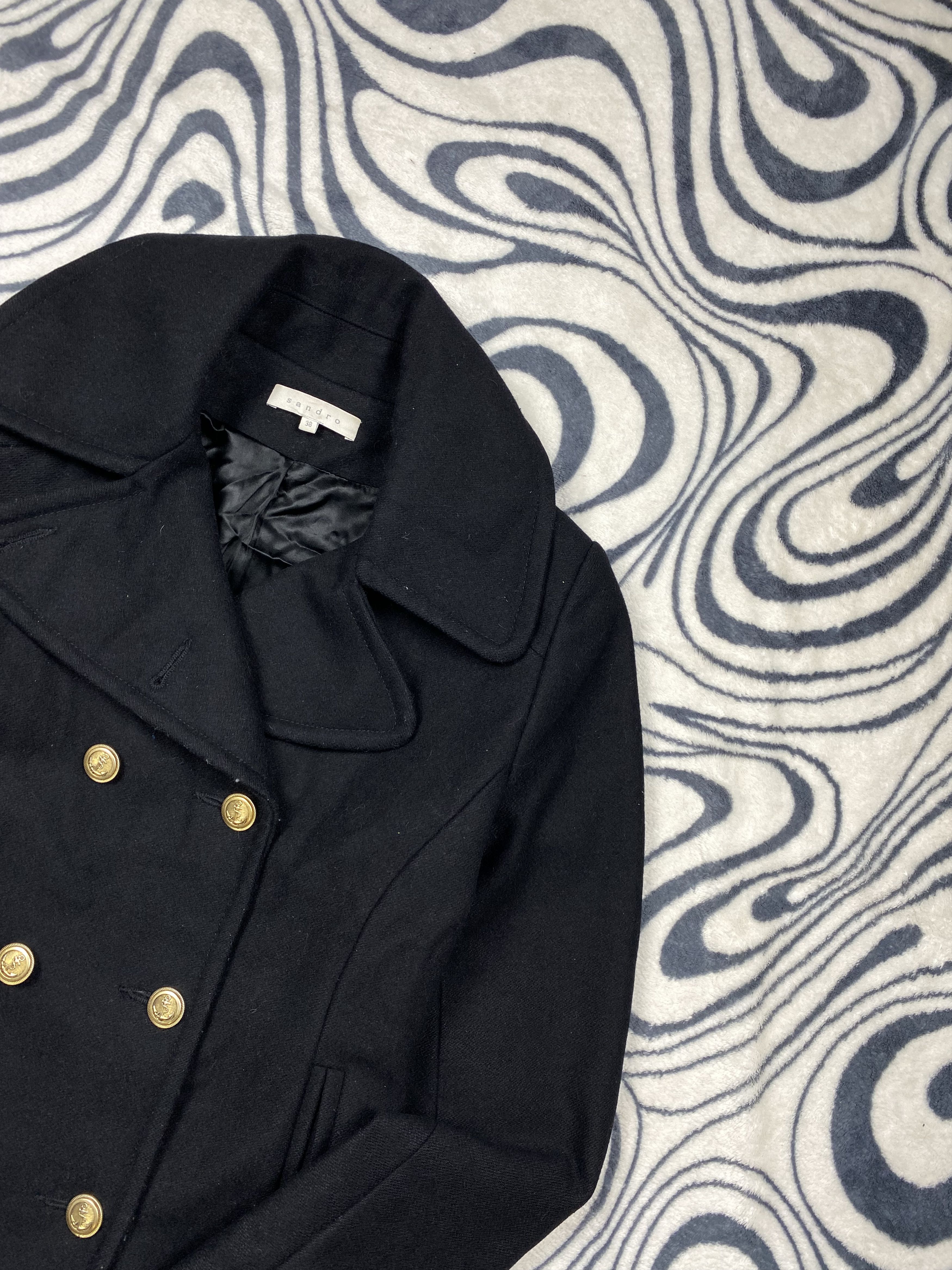 Sandro Sandro Paris Wool Coat Jacket Size S / US 4 / IT 40 - 2 Thumbnail