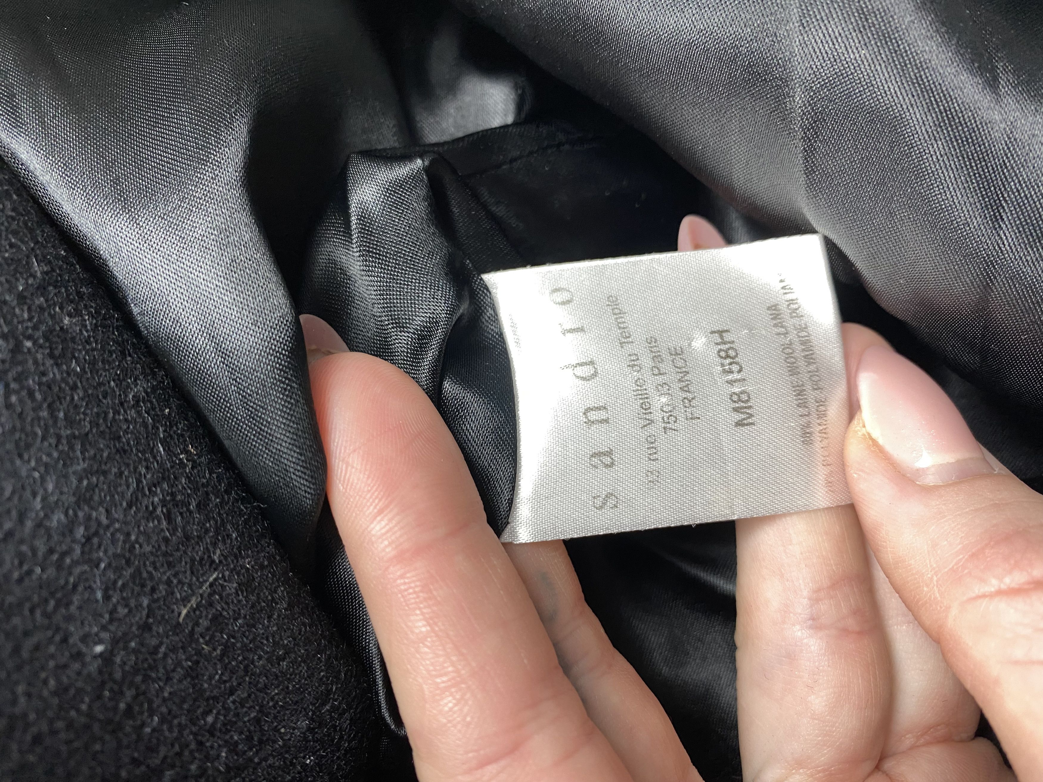 Sandro Sandro Paris Wool Coat Jacket Size S / US 4 / IT 40 - 6 Thumbnail