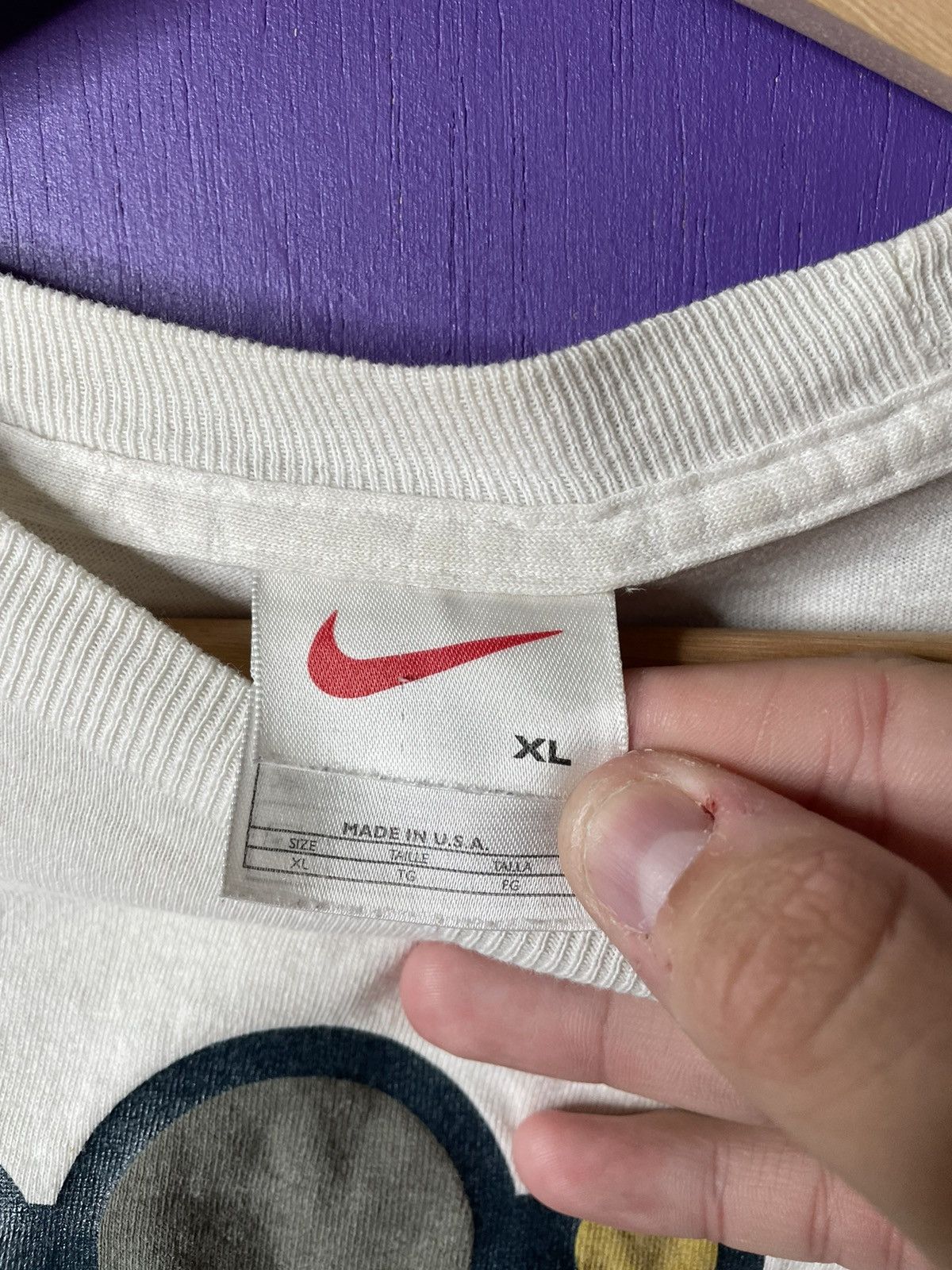 Vintage Nike bubble print essential long-sleeve t-shirt