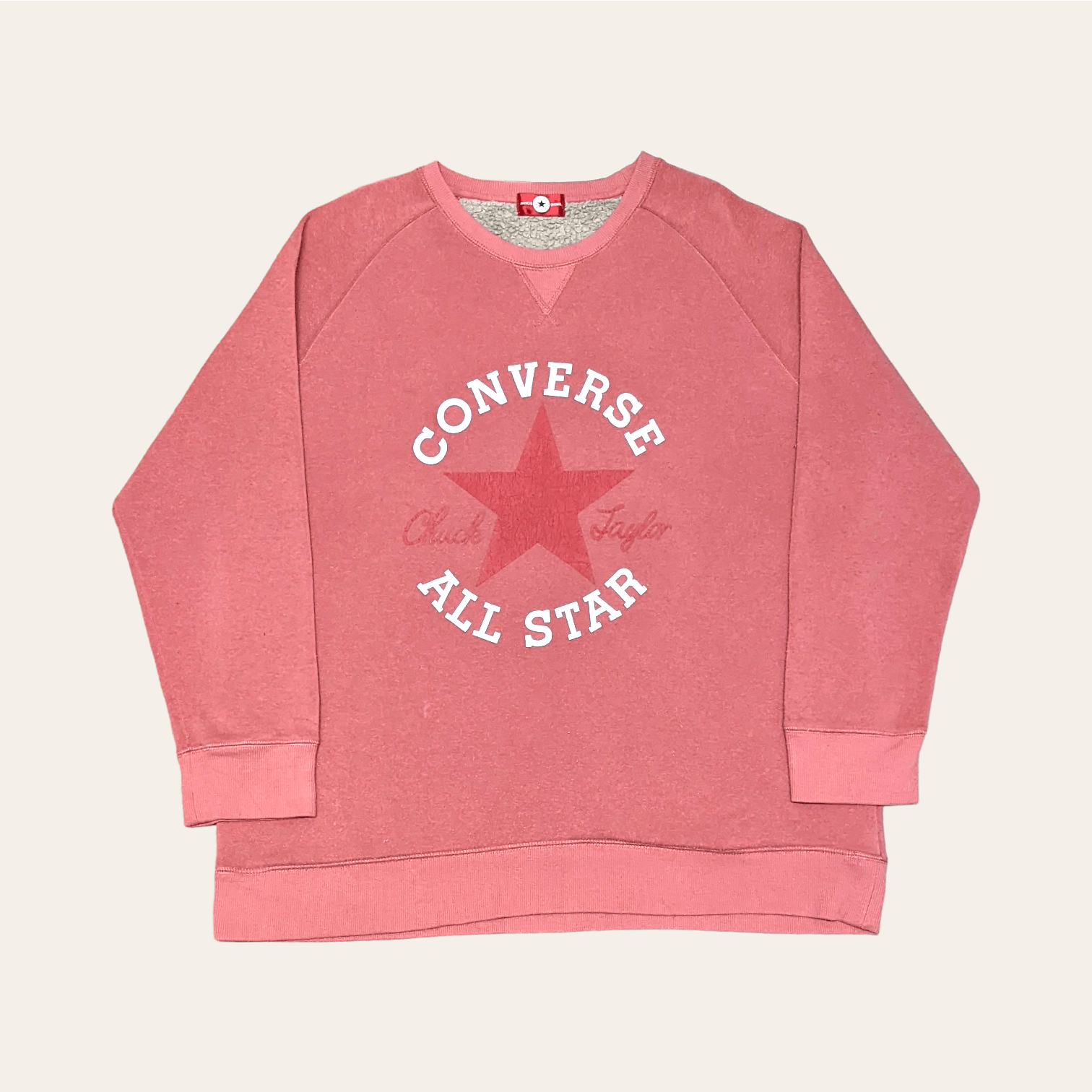 Converse × Vintage Vintage 90s Converse Chuck Taylor Sweatshirt Size US L / EU 52-54 / 3 - 1 Thumbnail