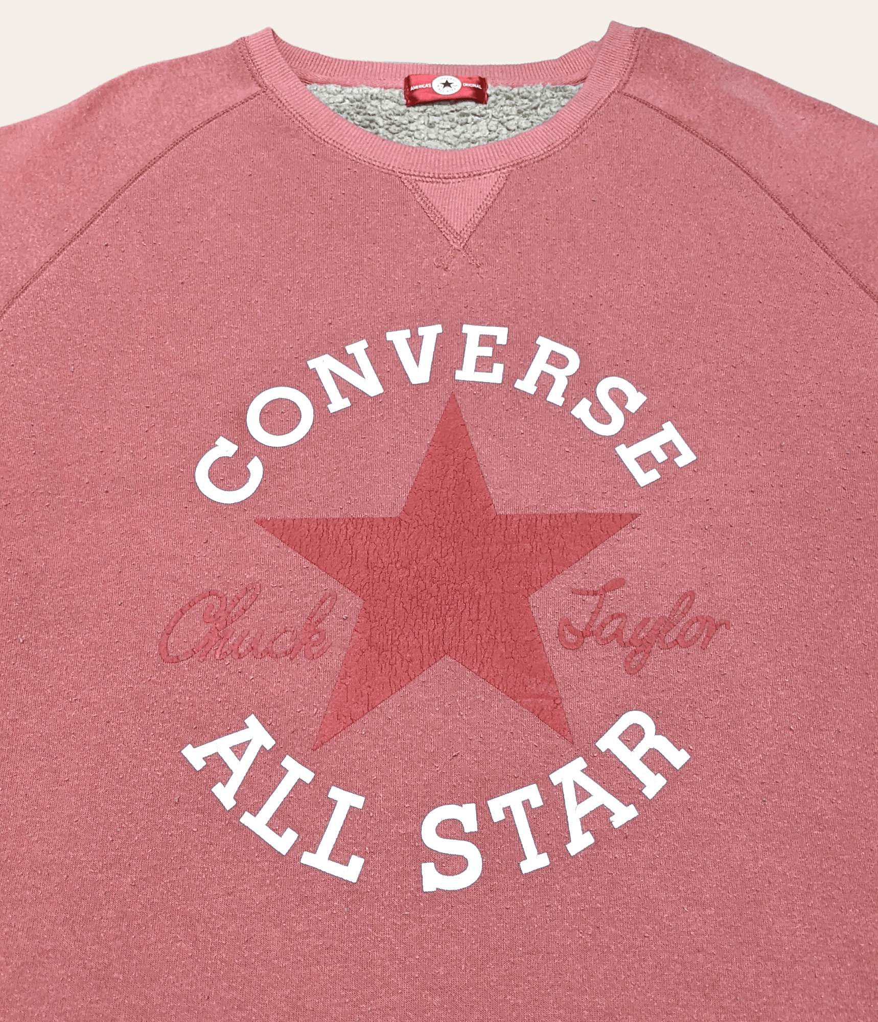 Converse × Vintage Vintage 90s Converse Chuck Taylor Sweatshirt Size US L / EU 52-54 / 3 - 3 Thumbnail