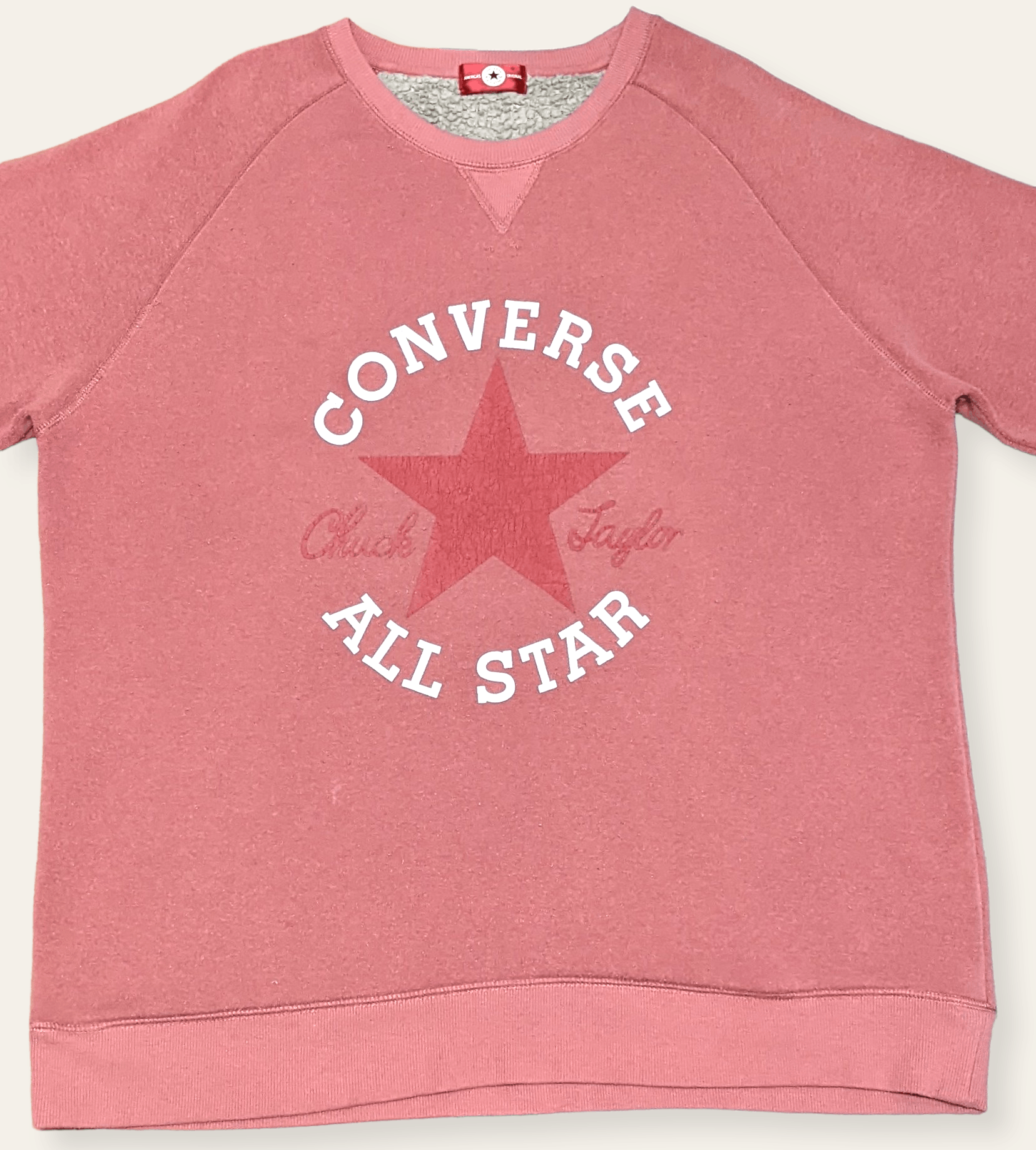 Converse × Vintage Vintage 90s Converse Chuck Taylor Sweatshirt Size US L / EU 52-54 / 3 - 4 Thumbnail