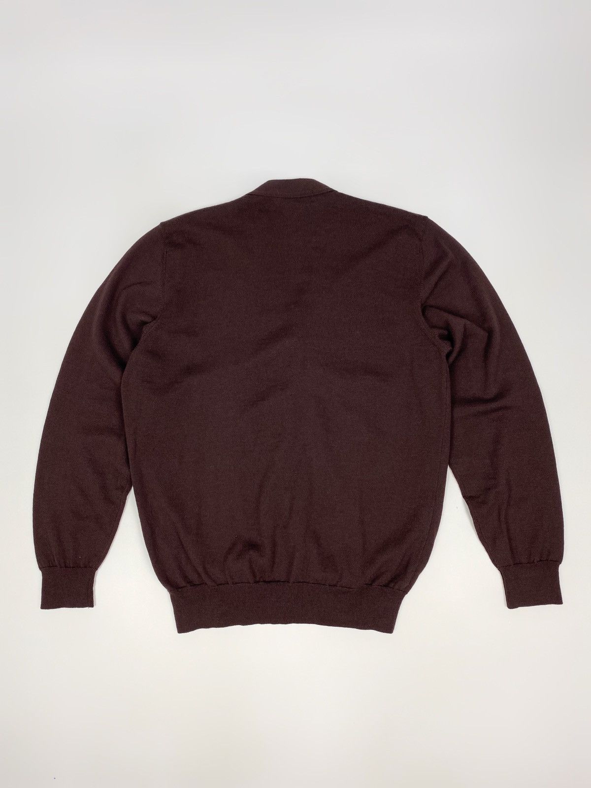 Burlington Burlington Checkred Wool Cardigan in Brown Size US L / EU 52-54 / 3 - 6 Thumbnail