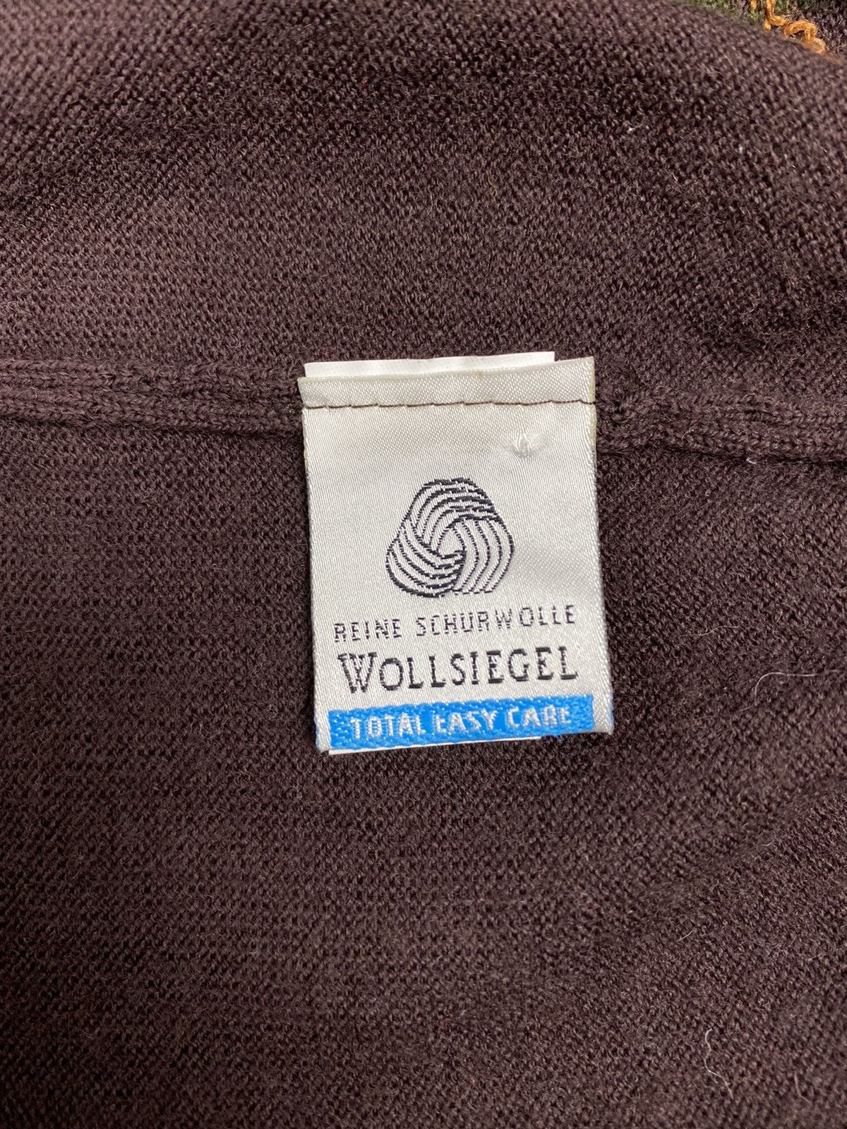 Burlington Burlington Checkred Wool Cardigan in Brown Size US L / EU 52-54 / 3 - 7 Thumbnail