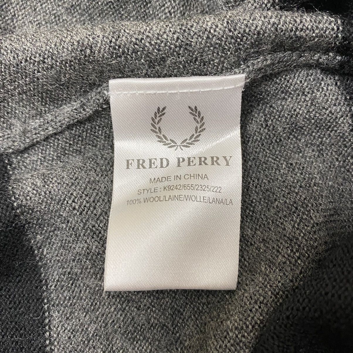Fred Perry Fred Perry Slim Stripped Wool Cardigan Size US S / EU 44-46 / 1 - 9 Thumbnail