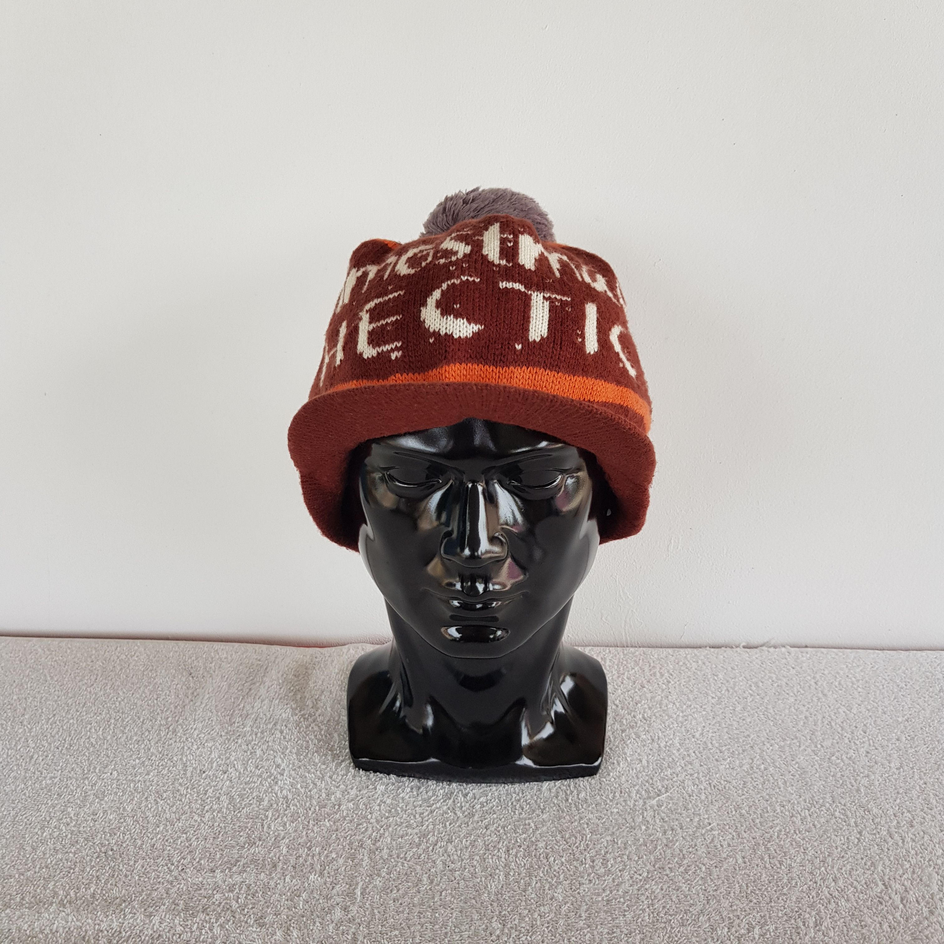 Japanese Brand × Vintage Almost Mad Hectip Beanie Snow Cap Knitted Crochet Hats Size ONE SIZE - 2 Thumbnail