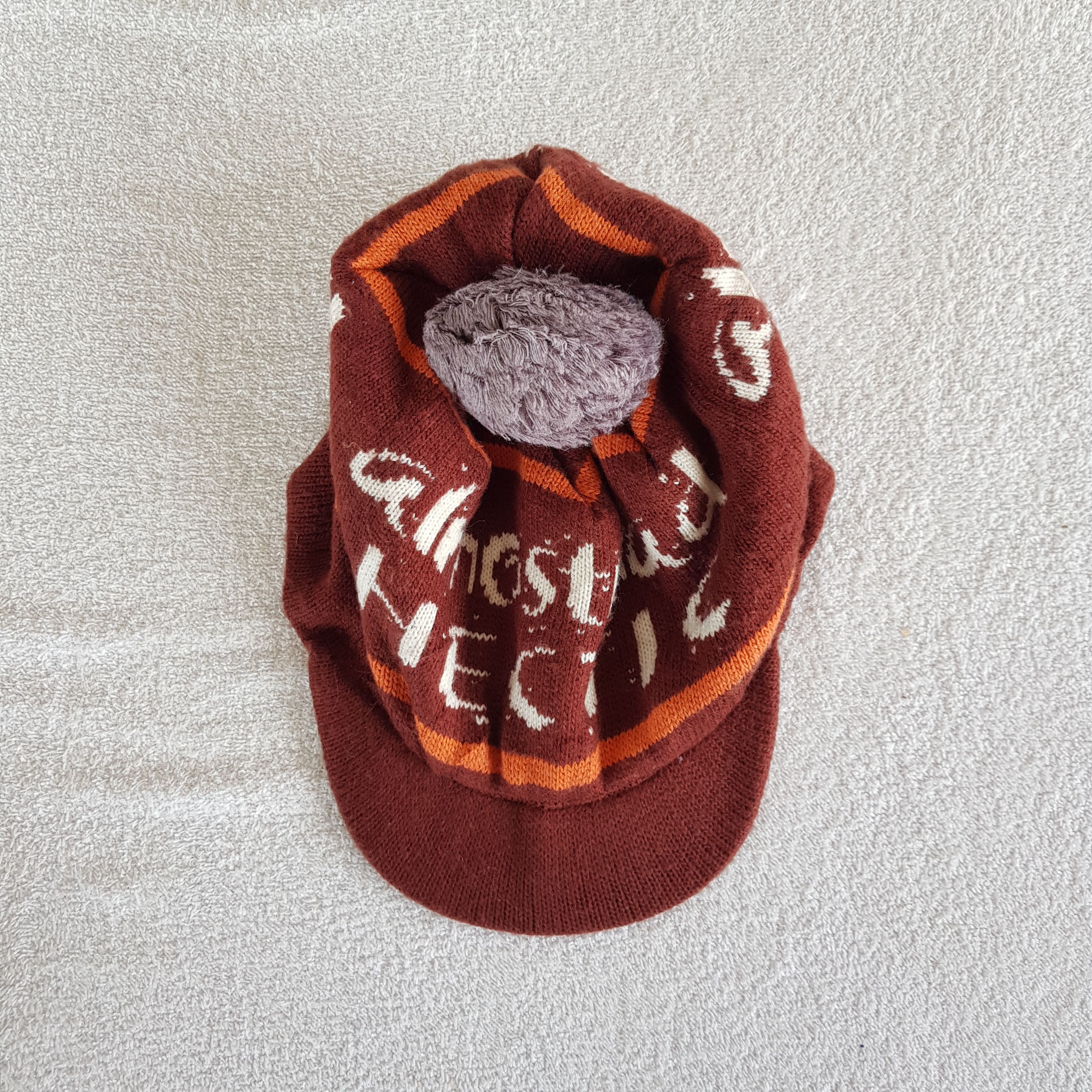 Japanese Brand × Vintage Almost Mad Hectip Beanie Snow Cap Knitted Crochet Hats Size ONE SIZE - 5 Thumbnail