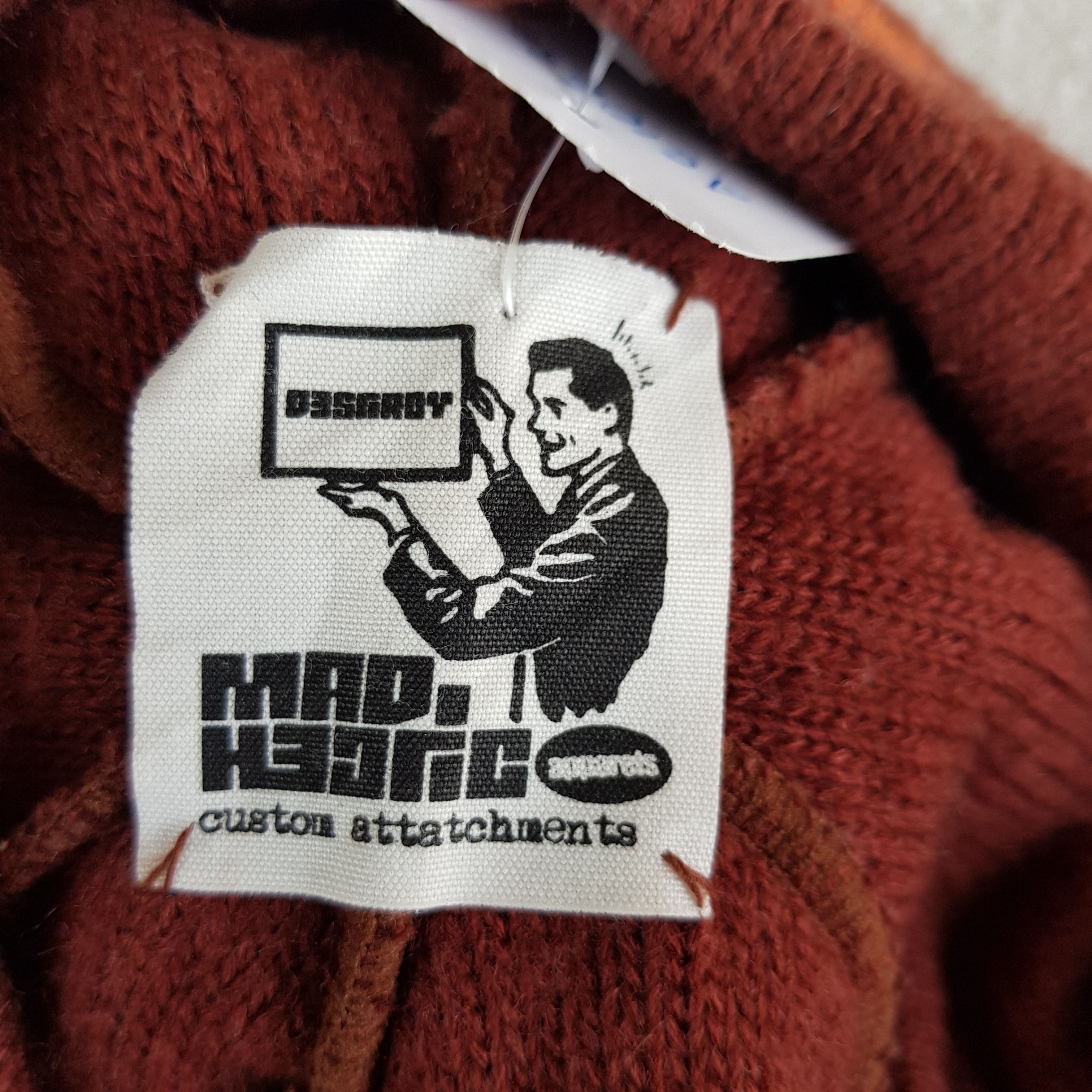 Japanese Brand × Vintage Almost Mad Hectip Beanie Snow Cap Knitted Crochet Hats Size ONE SIZE - 6 Thumbnail