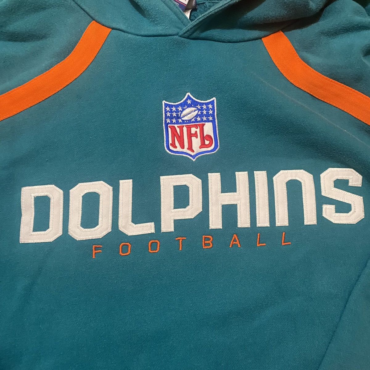 Reebok × Vintage Vintage Miami Dolphins Hoodie Size US XXL / EU 58 / 5 - 3 Thumbnail