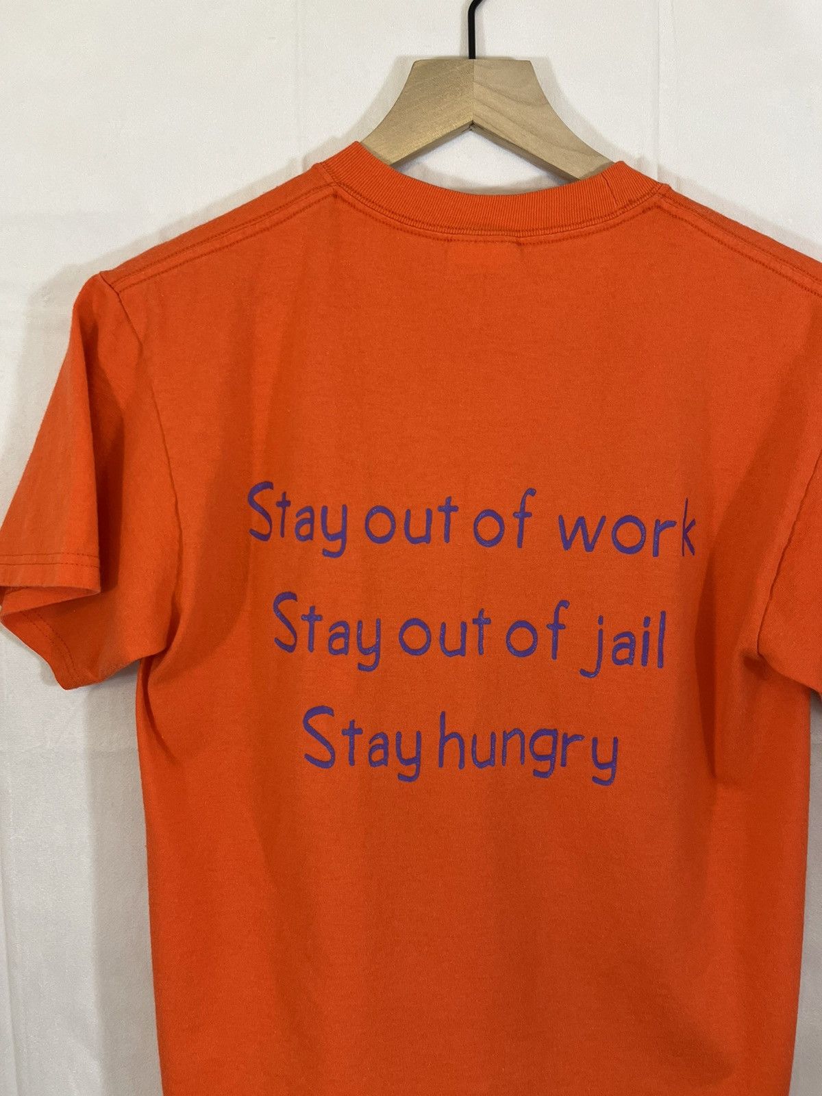 Vintage Stay Out Of Jail VCR 2000s Y2K Tee Size US S / EU 44-46 / 1 - 2 Thumbnail