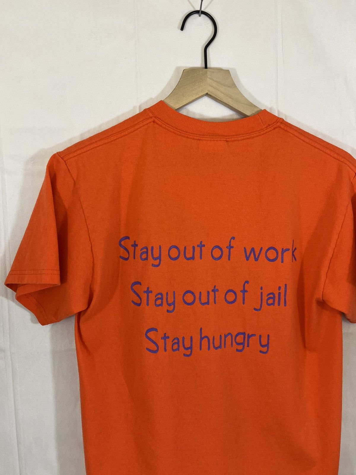 Vintage Stay Out Of Jail VCR 2000s Y2K Tee Size US S / EU 44-46 / 1 - 8 Thumbnail