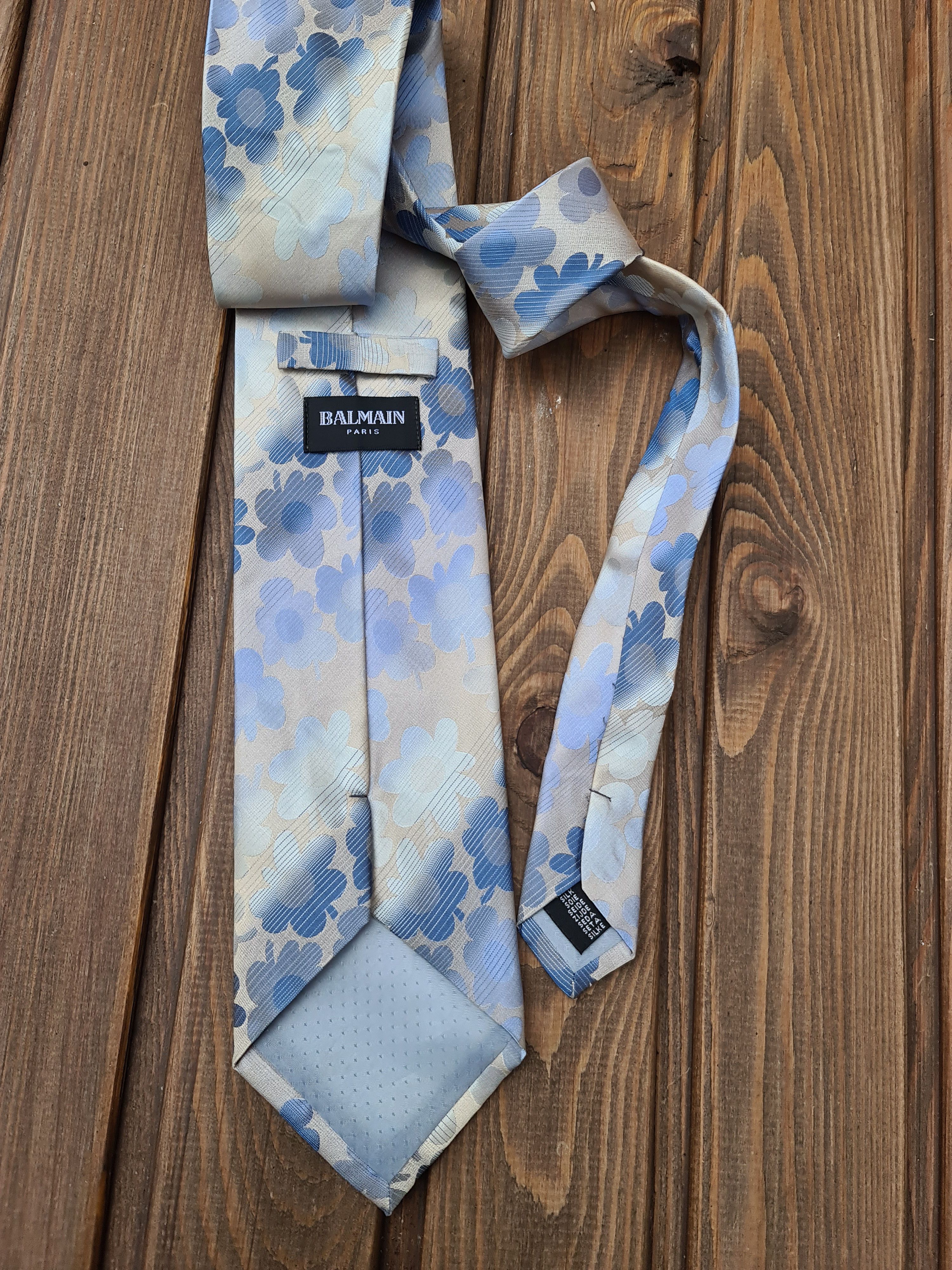 Balmain Tie Balmain Silk Size ONE SIZE - 2 Thumbnail