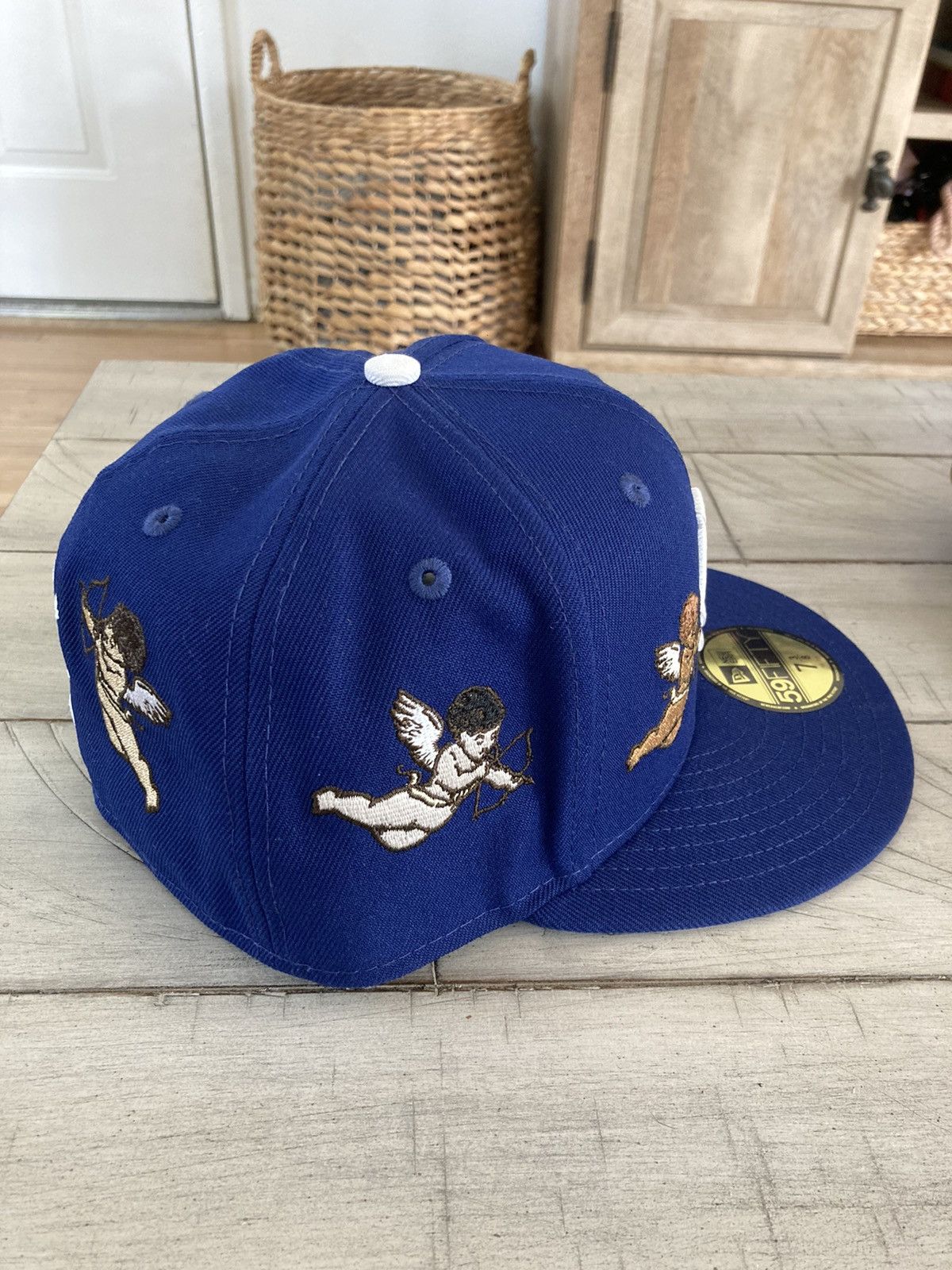Born X Raised × New Era BXR + LA Dodgers Cherubs hat 7 3/8