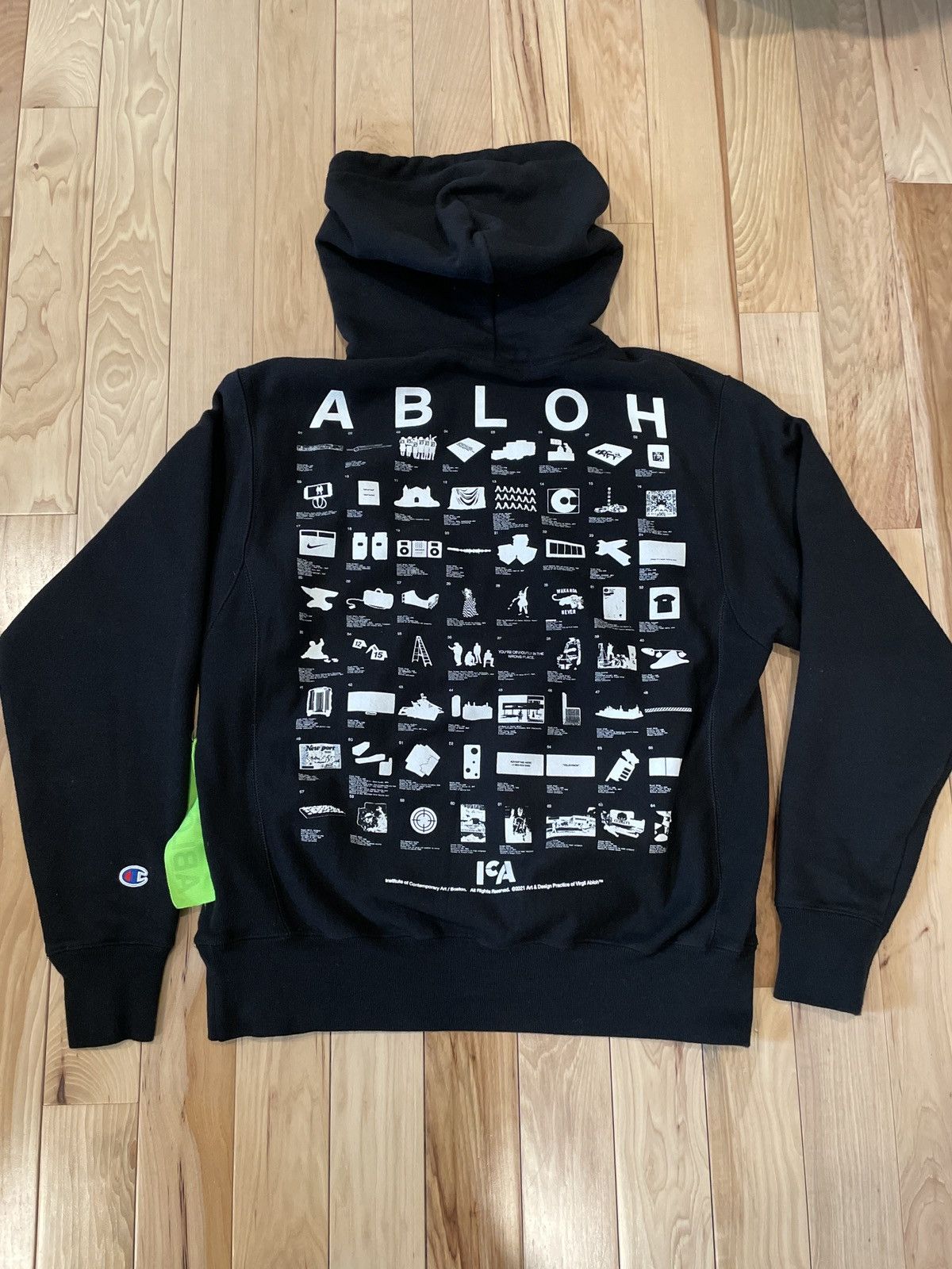 Virgil Abloh ICA Artwork Missing Hoodie